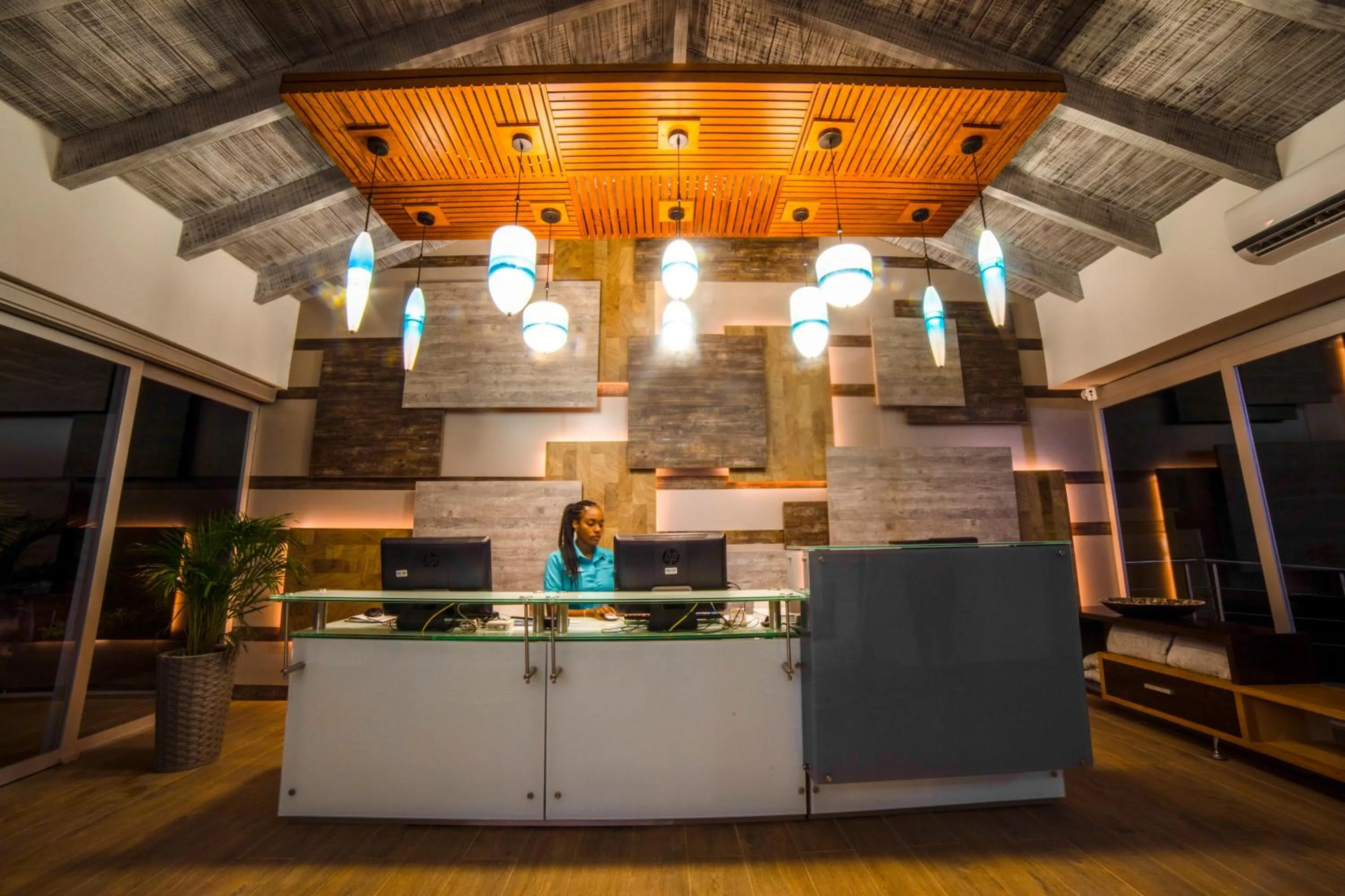 Lobby or reception in Solare SAI Ecohotel