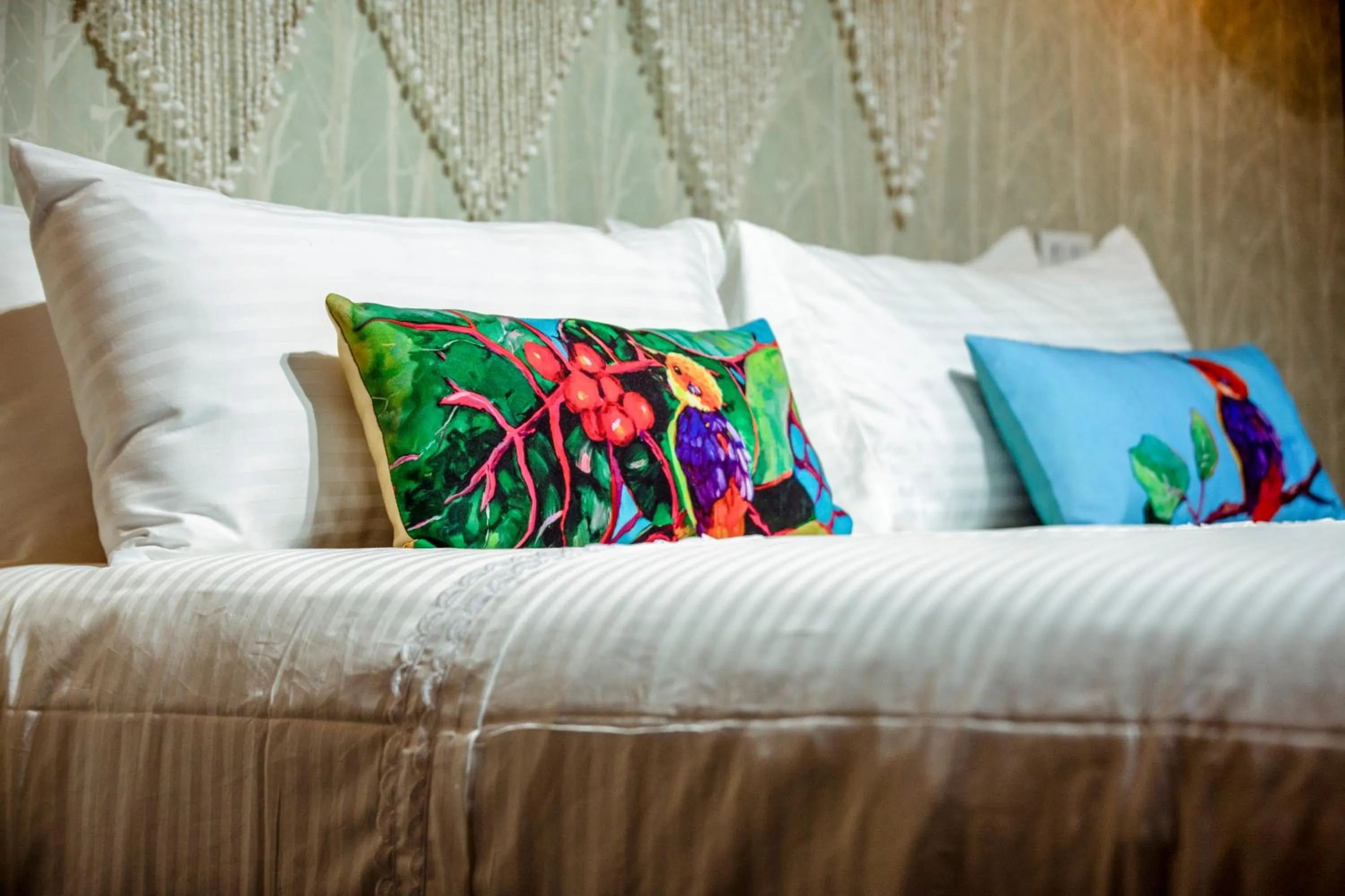 Bed in Solare SAI Ecohotel