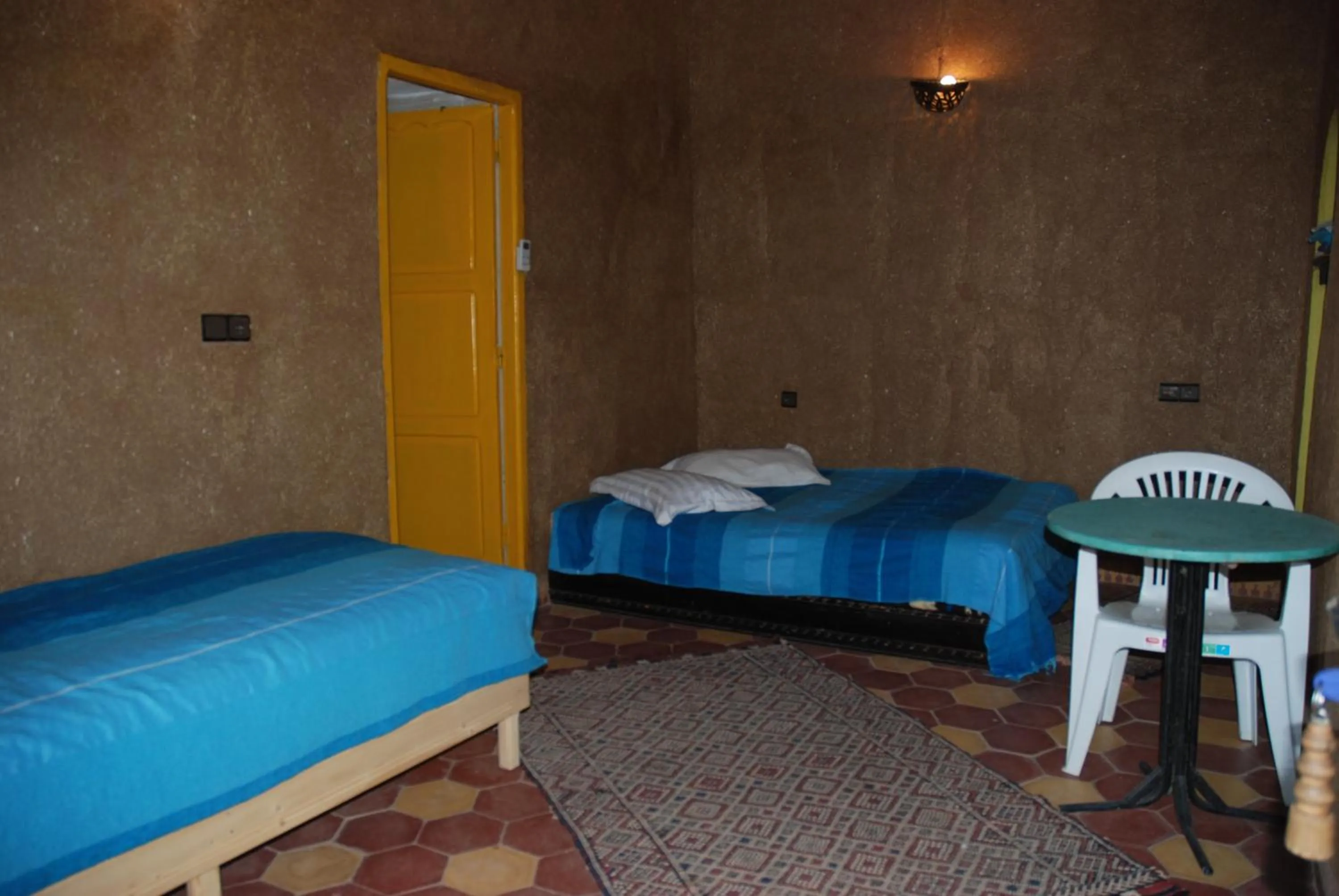 Bathroom, Bed in d'hôte Jnane-Dar Diafa