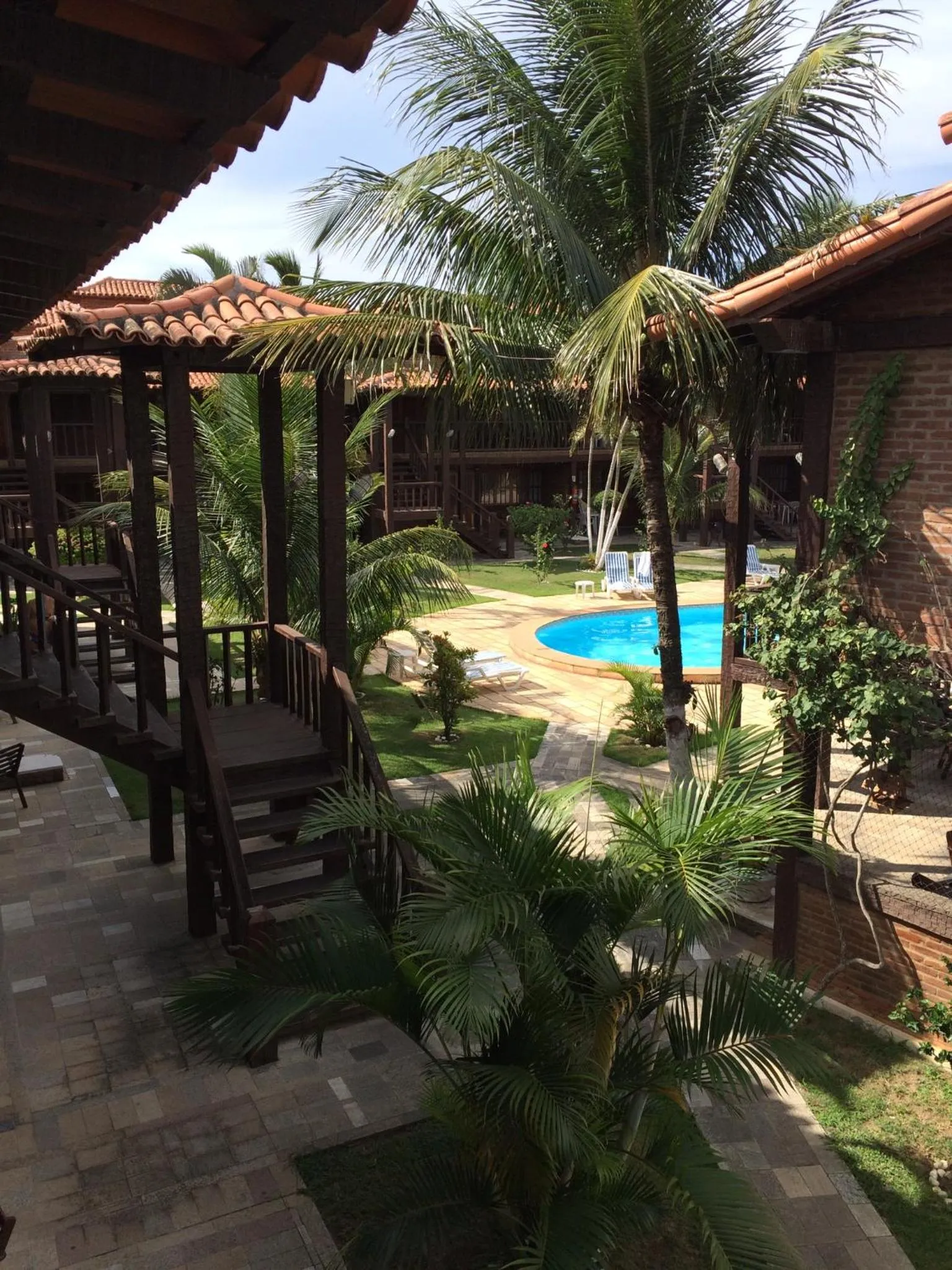 Pool view in Geriba Apart Hotel