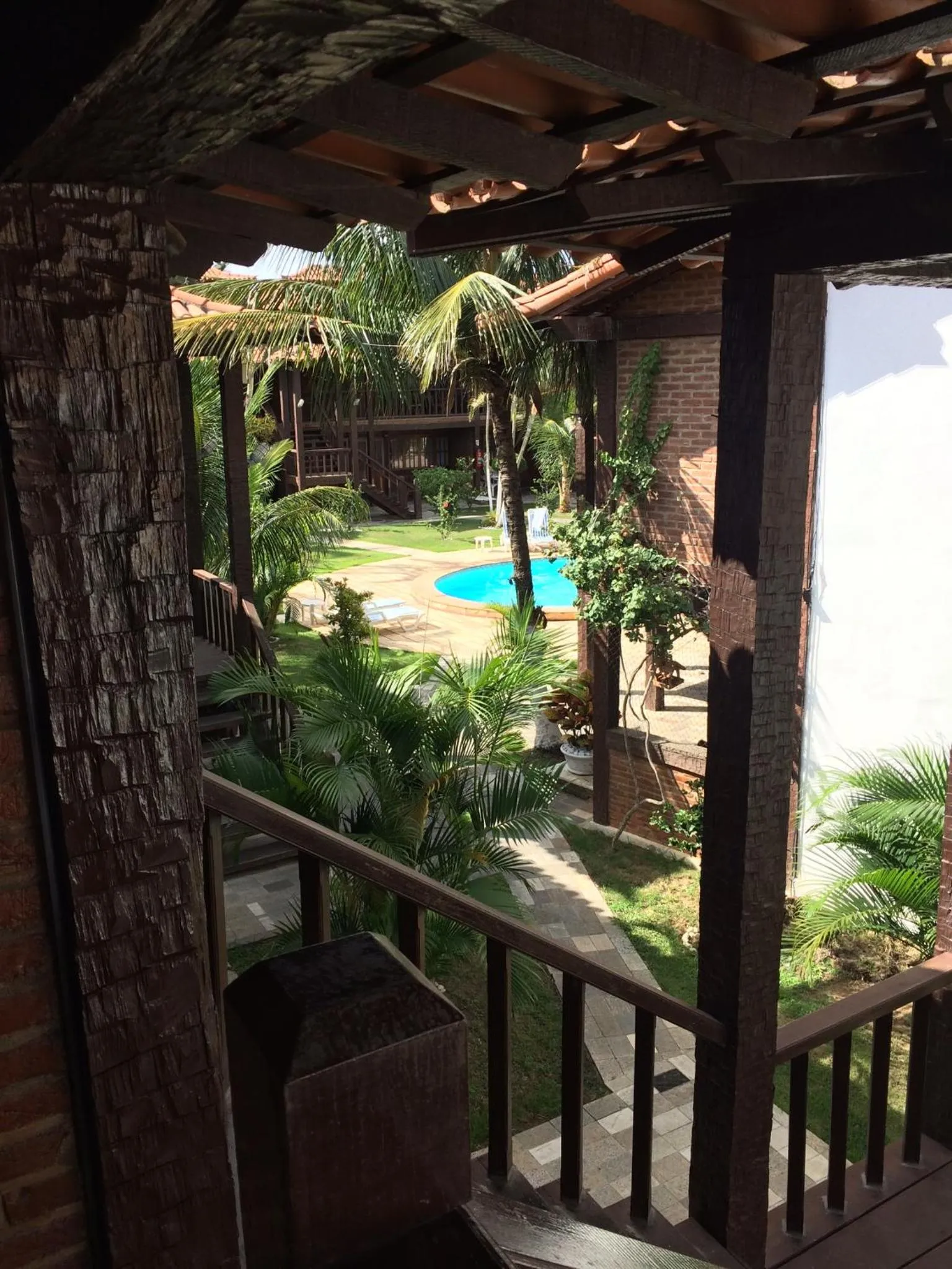 Pool view in Geriba Apart Hotel