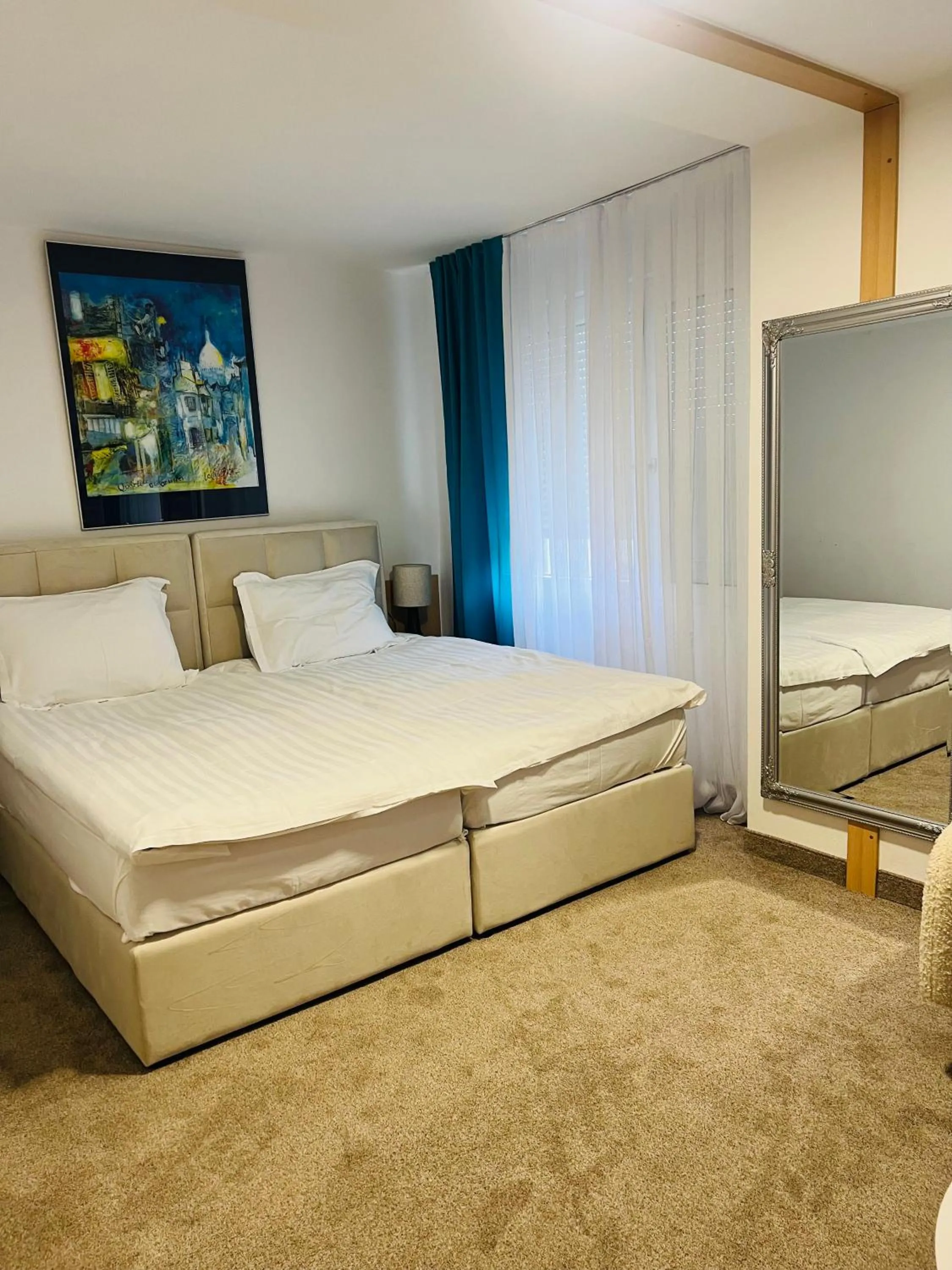 Bed in Hotel Panonija