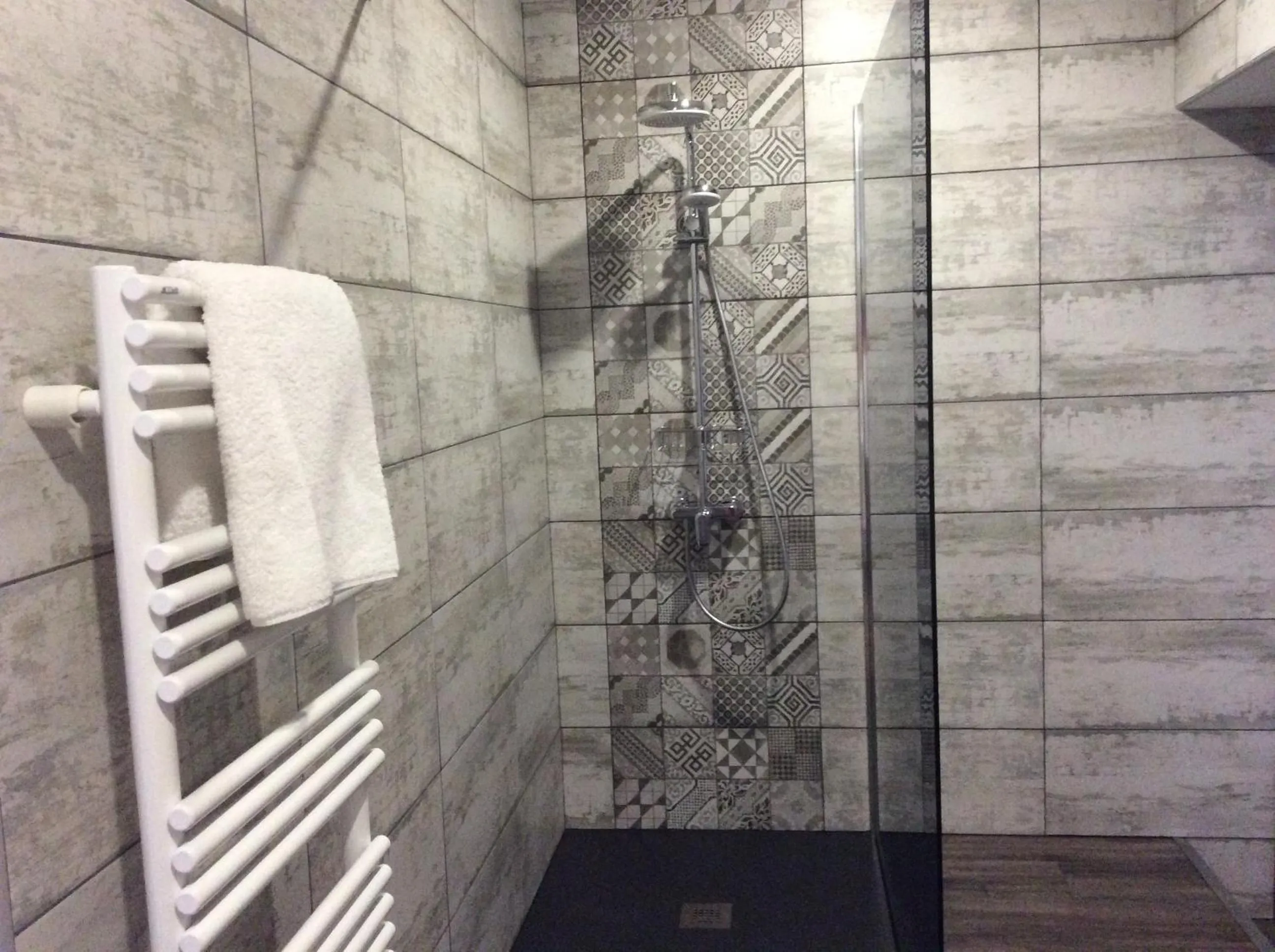 Bathroom in Number9 - now with air conditioned rooms