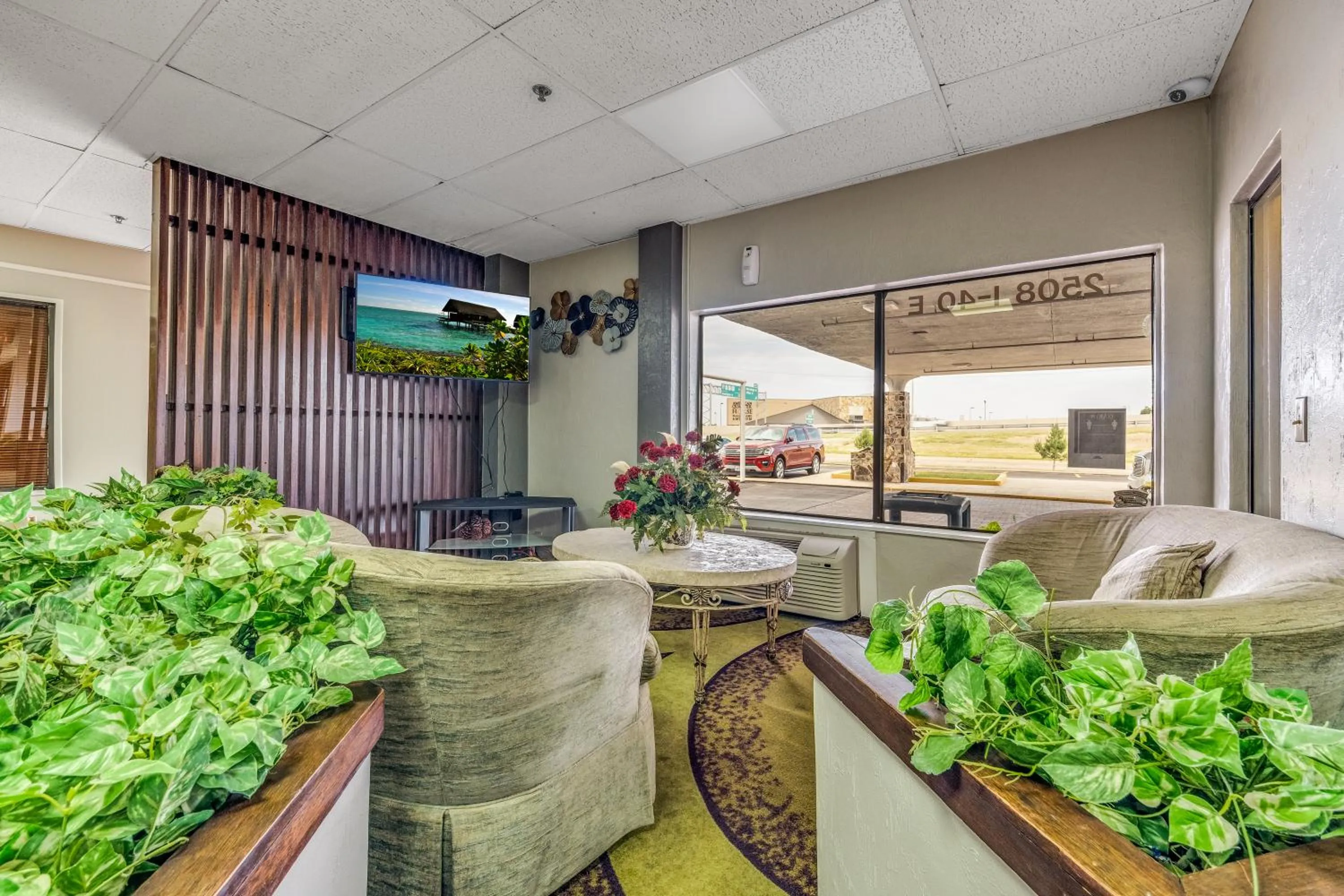 Lobby or reception in Camelot Inn