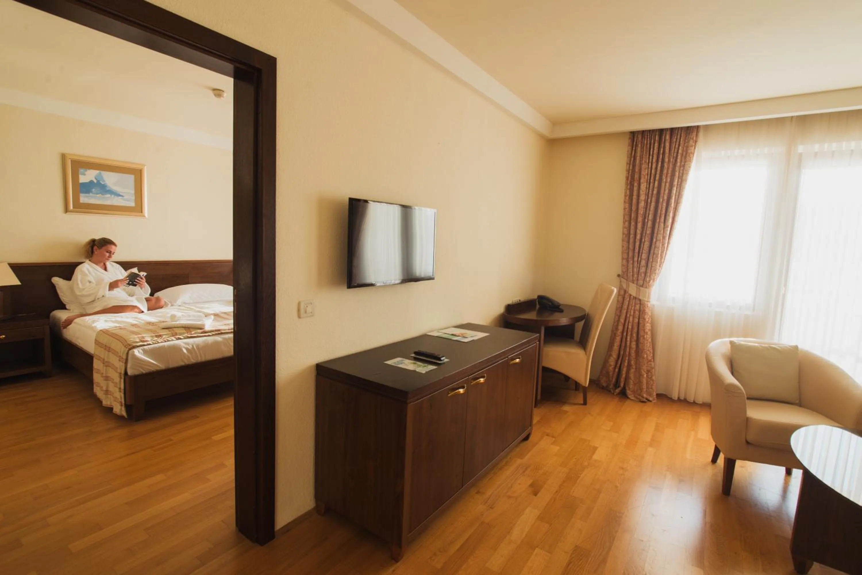 Bed in Family Hotel Pagus - All Inclusive