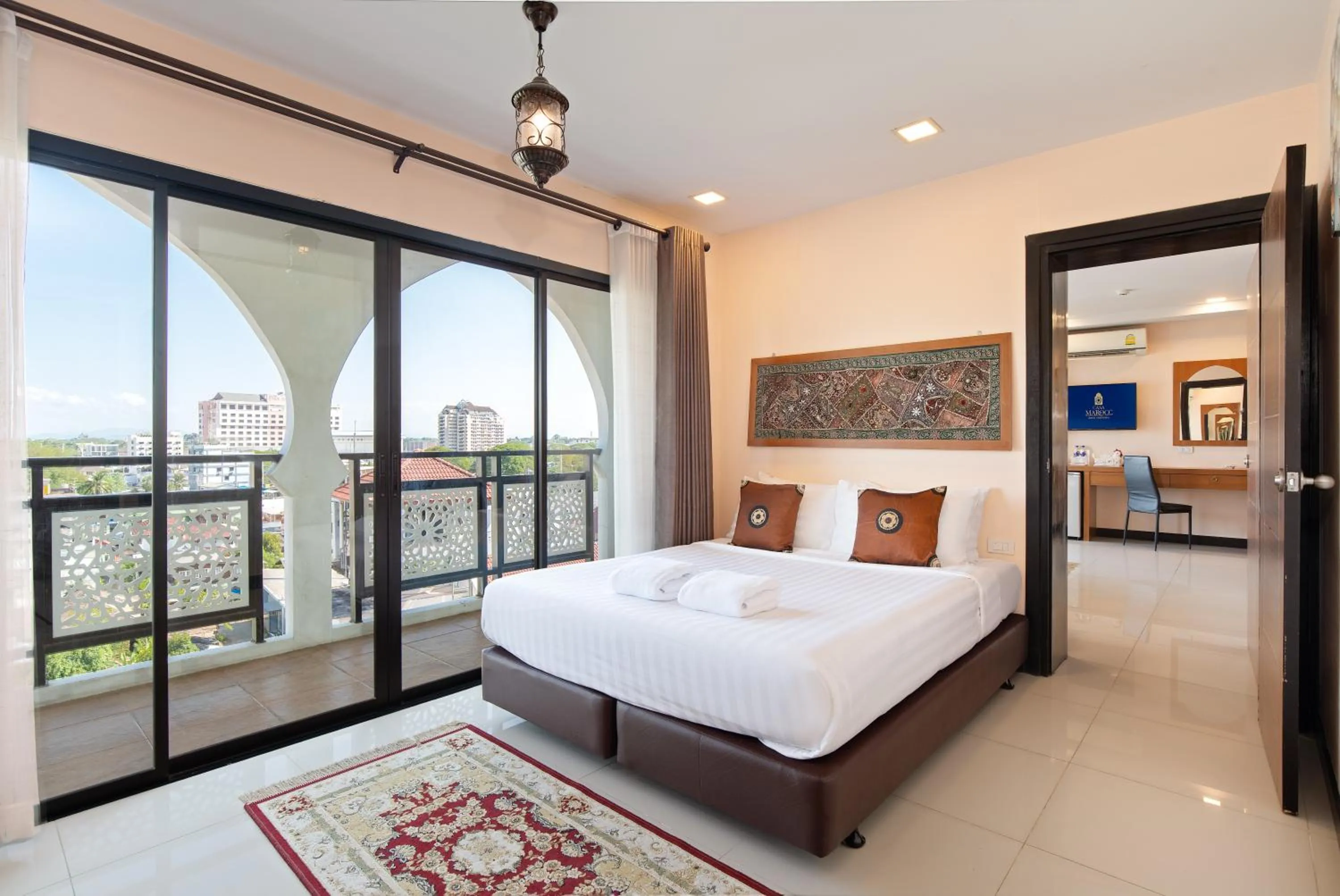 Bed in Casa Marocc Hotel