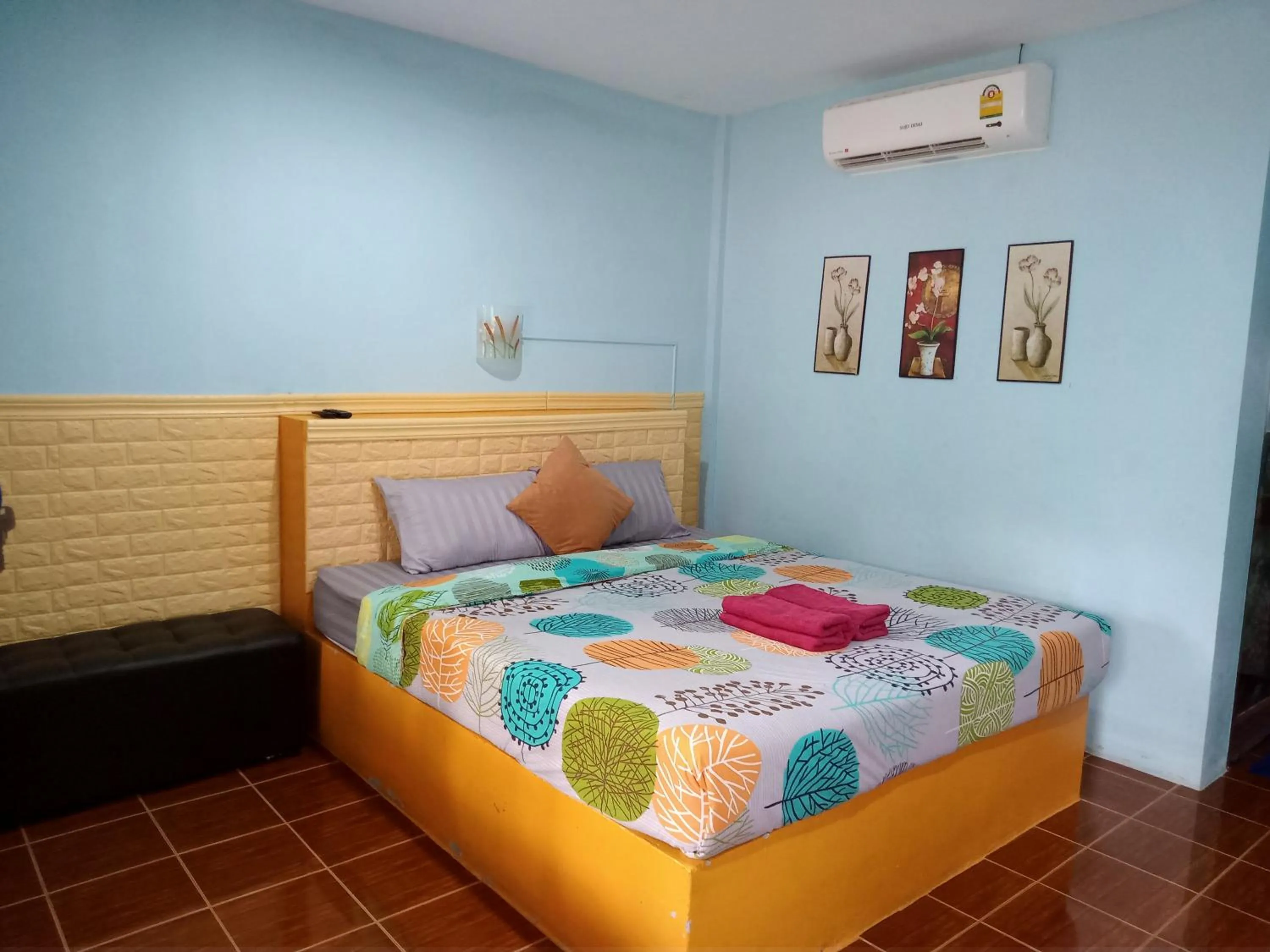 Bed in New Andaman Bay Bungalow