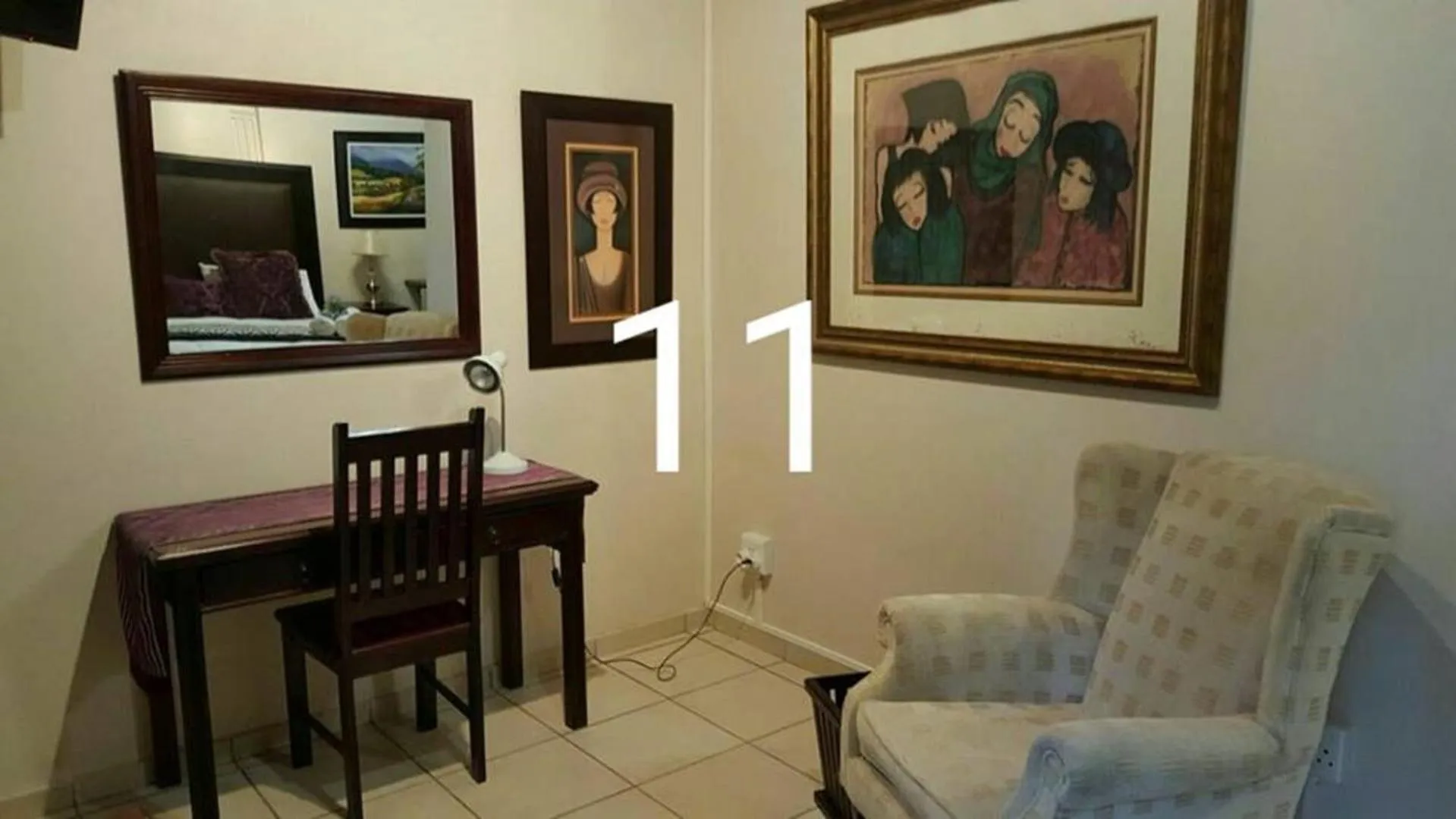 Seating area in Cashan BnB