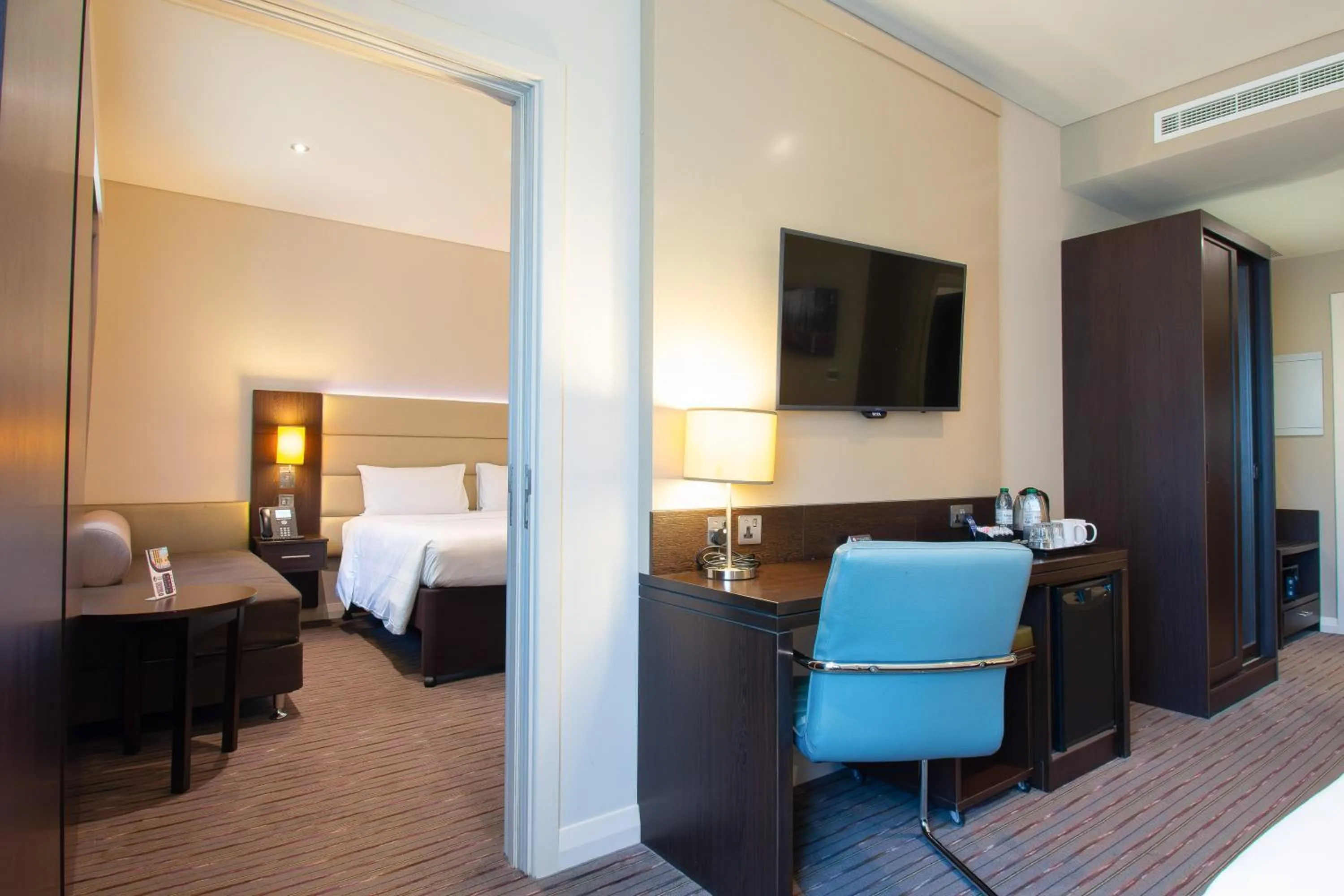 Bed in Premier Inn Doha Education City