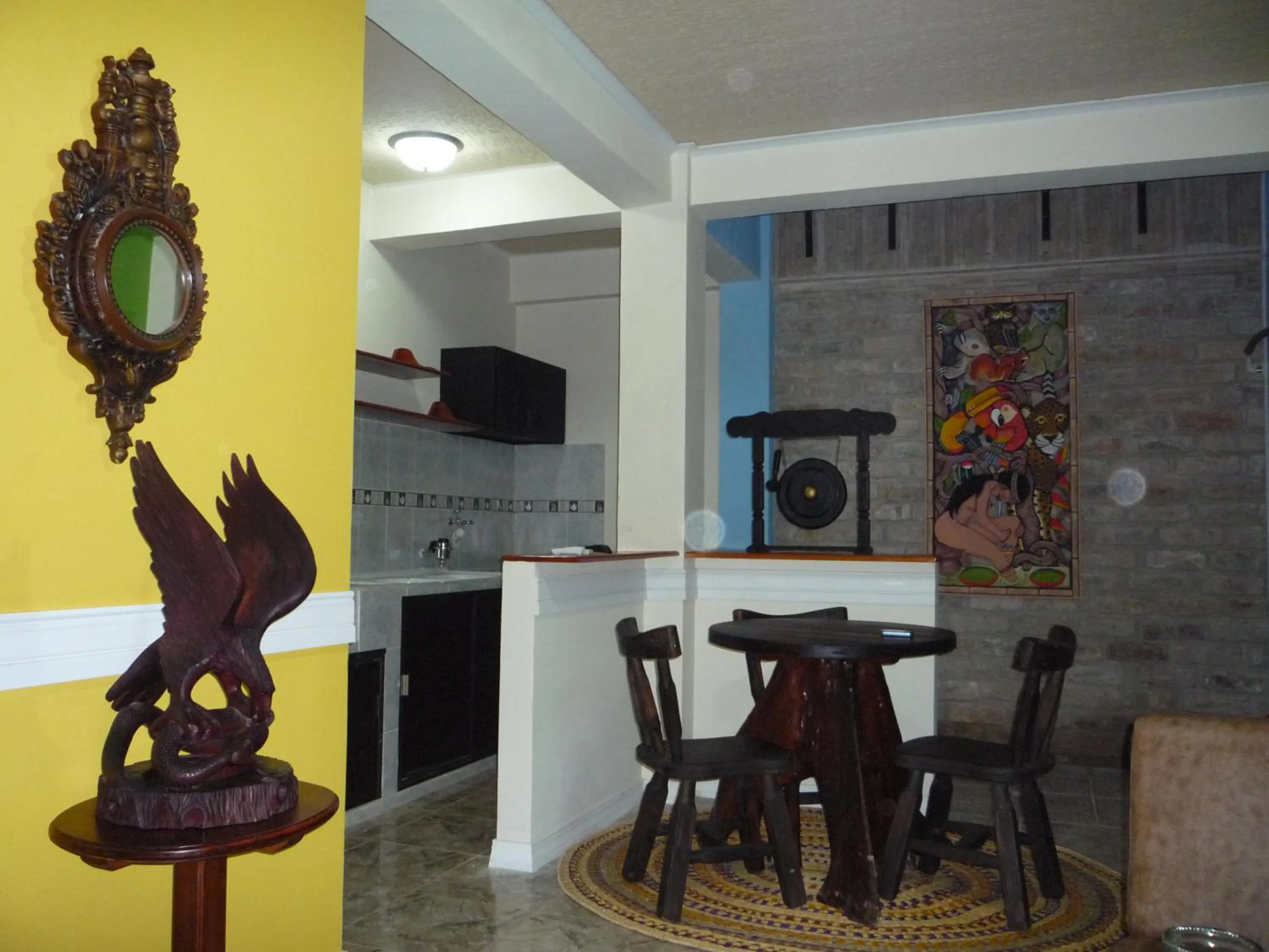 Kitchen or kitchenette in ApartaHotel Tierras Amazonicas
