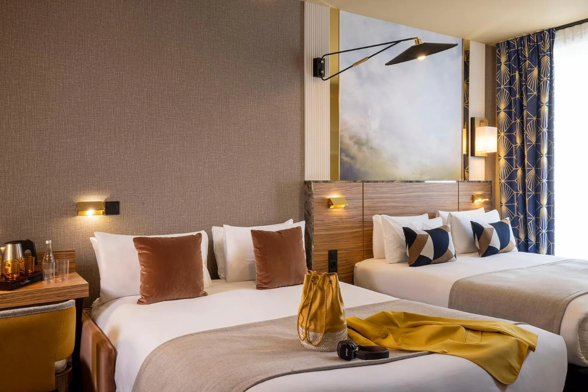 Bedroom, Bed in Hotel Le Rocroy