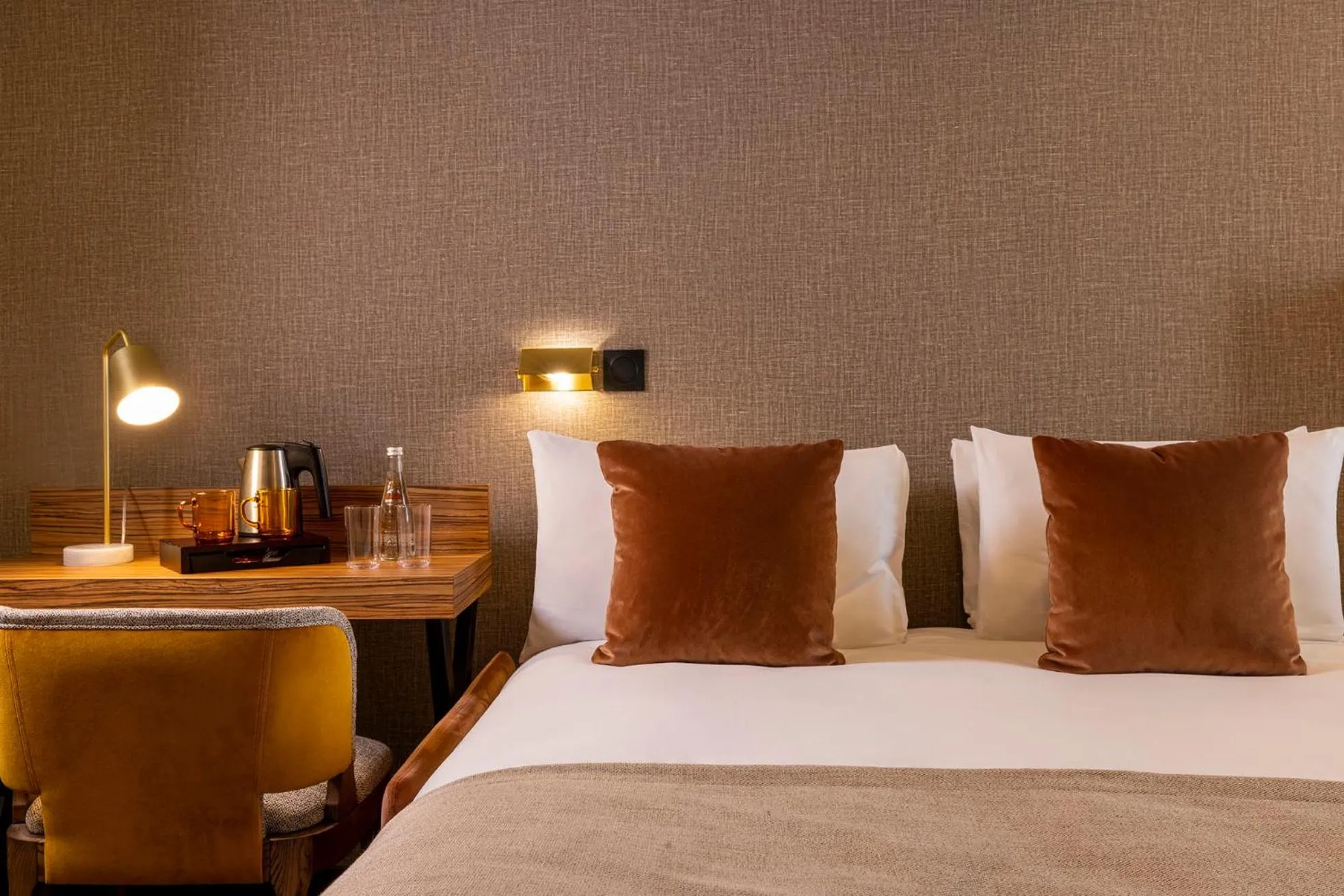 Bedroom, Bed in Hotel Le Rocroy