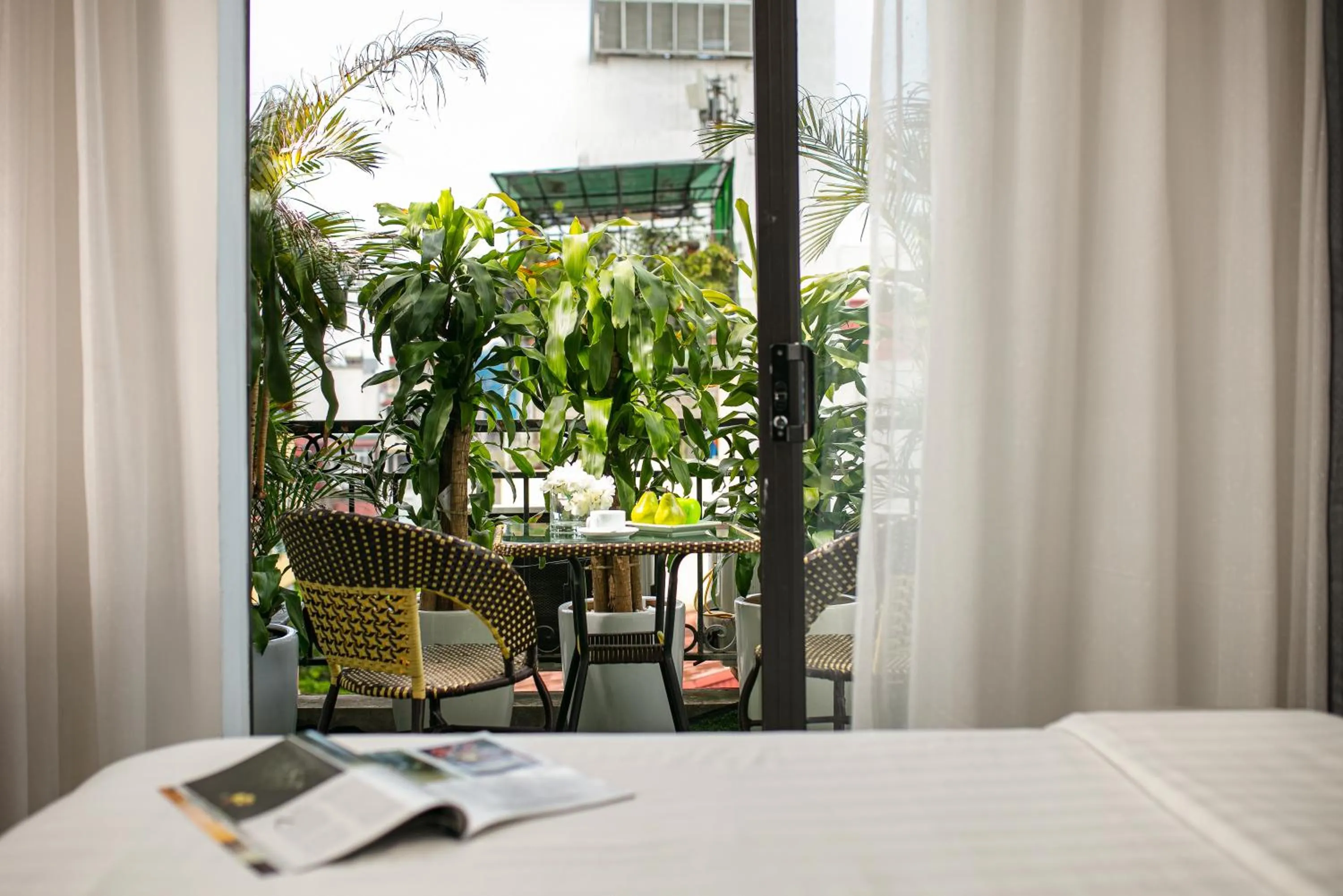 Balcony/Terrace in Dream Central Hotel & Spa - Hanoi Old Quarter