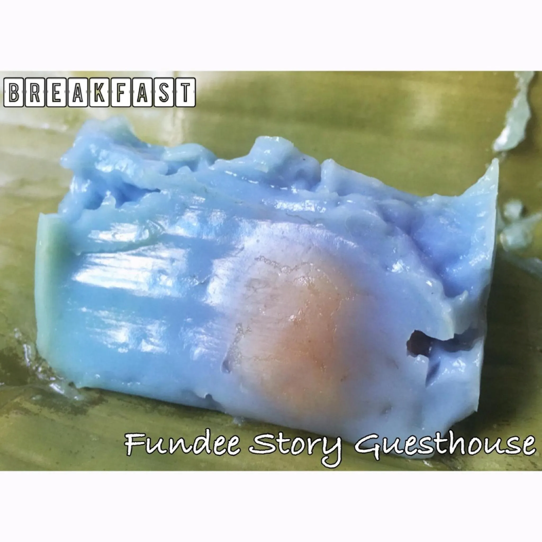 Breakfast in Fundee Story Guesthouse Bamboo House in Chiang mai old town