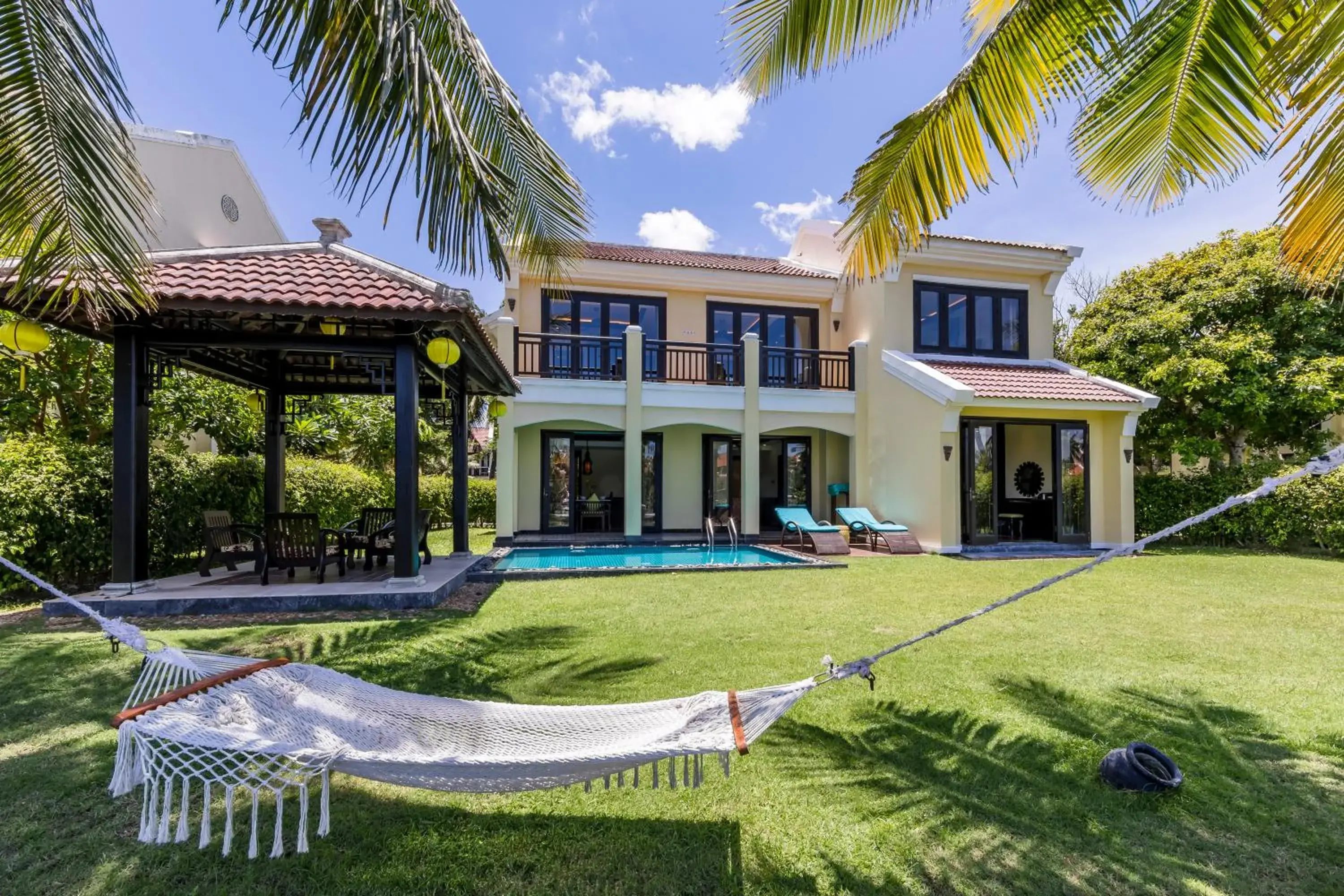 Four-Bedroom Villa with Private Pool and River View in Koi Resort & Spa Hoi An Four-Bedroom Villa with Private Pool and River View in Koi Resort & Spa Hoi An