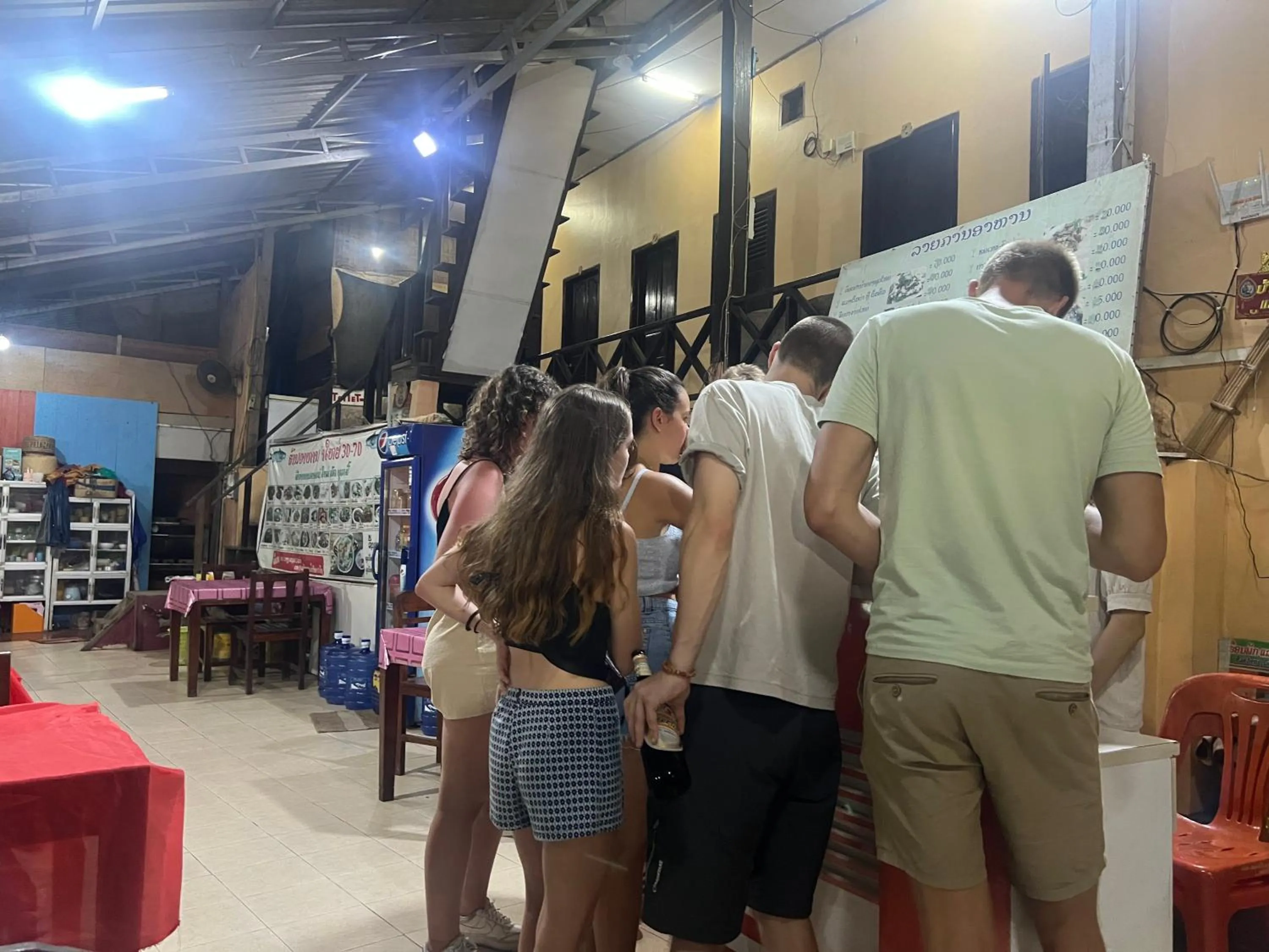 People in Pakbeng Guesthouse