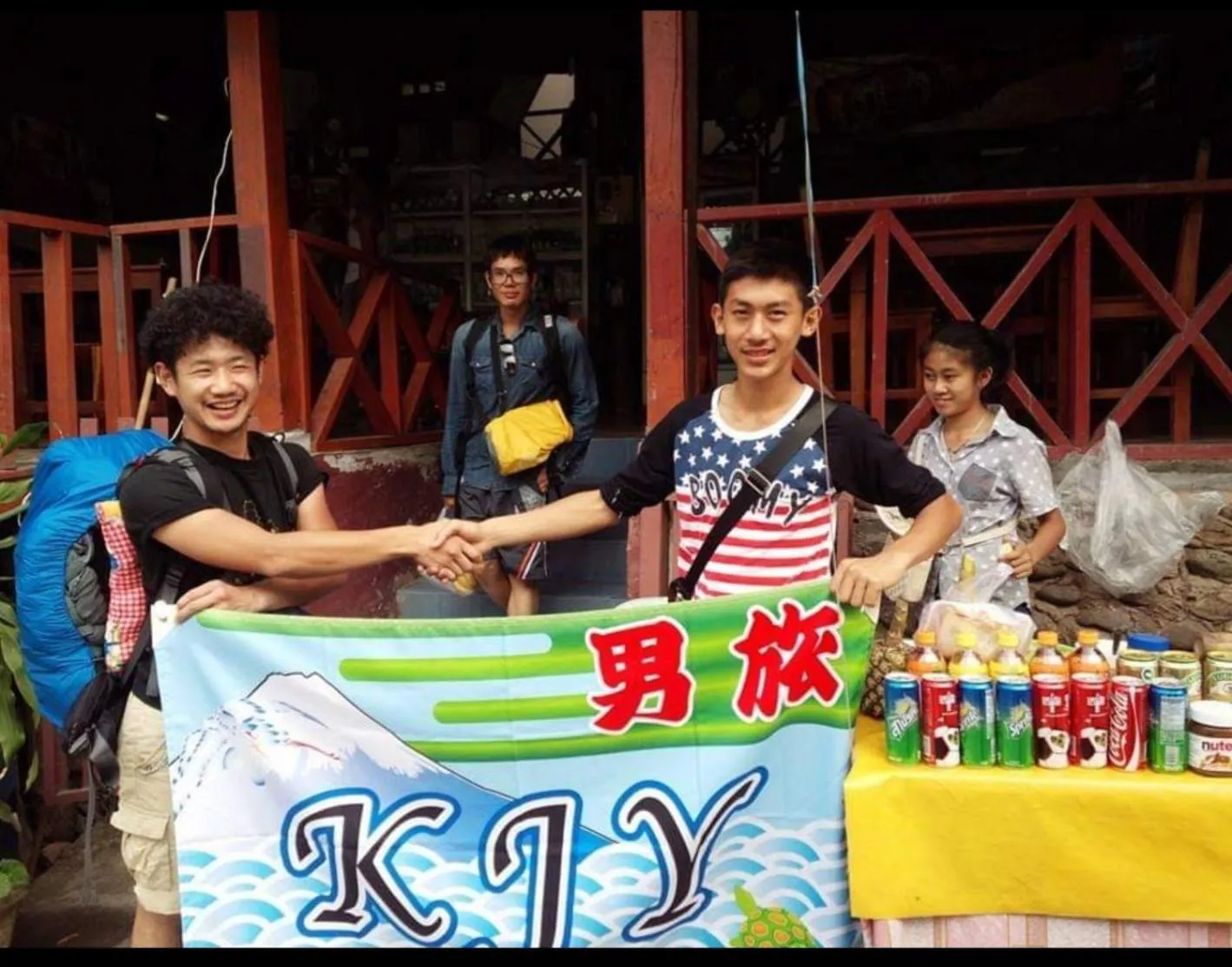 People in Pakbeng Guesthouse