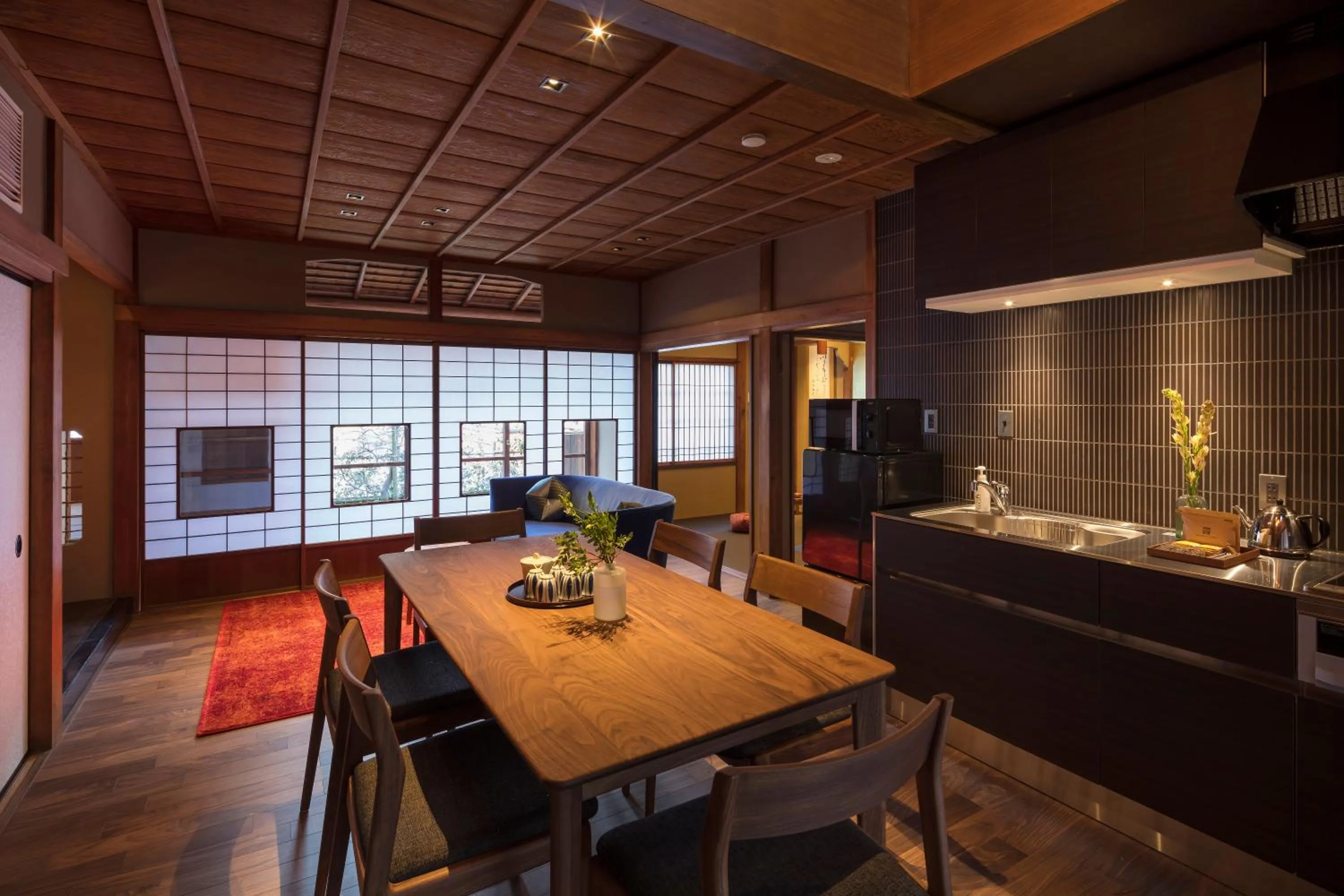 Kitchen or kitchenette in Hikoso-machi Kin no Ma