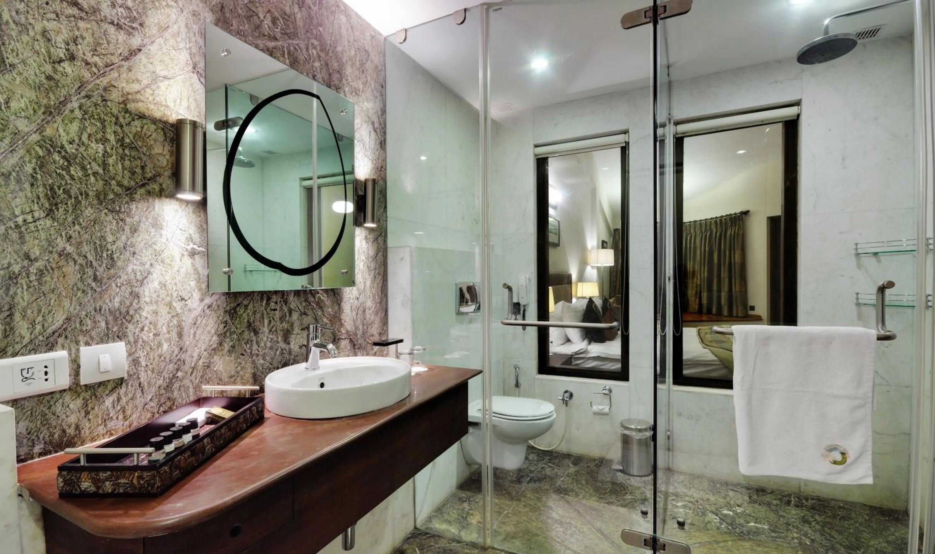 Bathroom in Gulmohar Greens Golf & Country Club