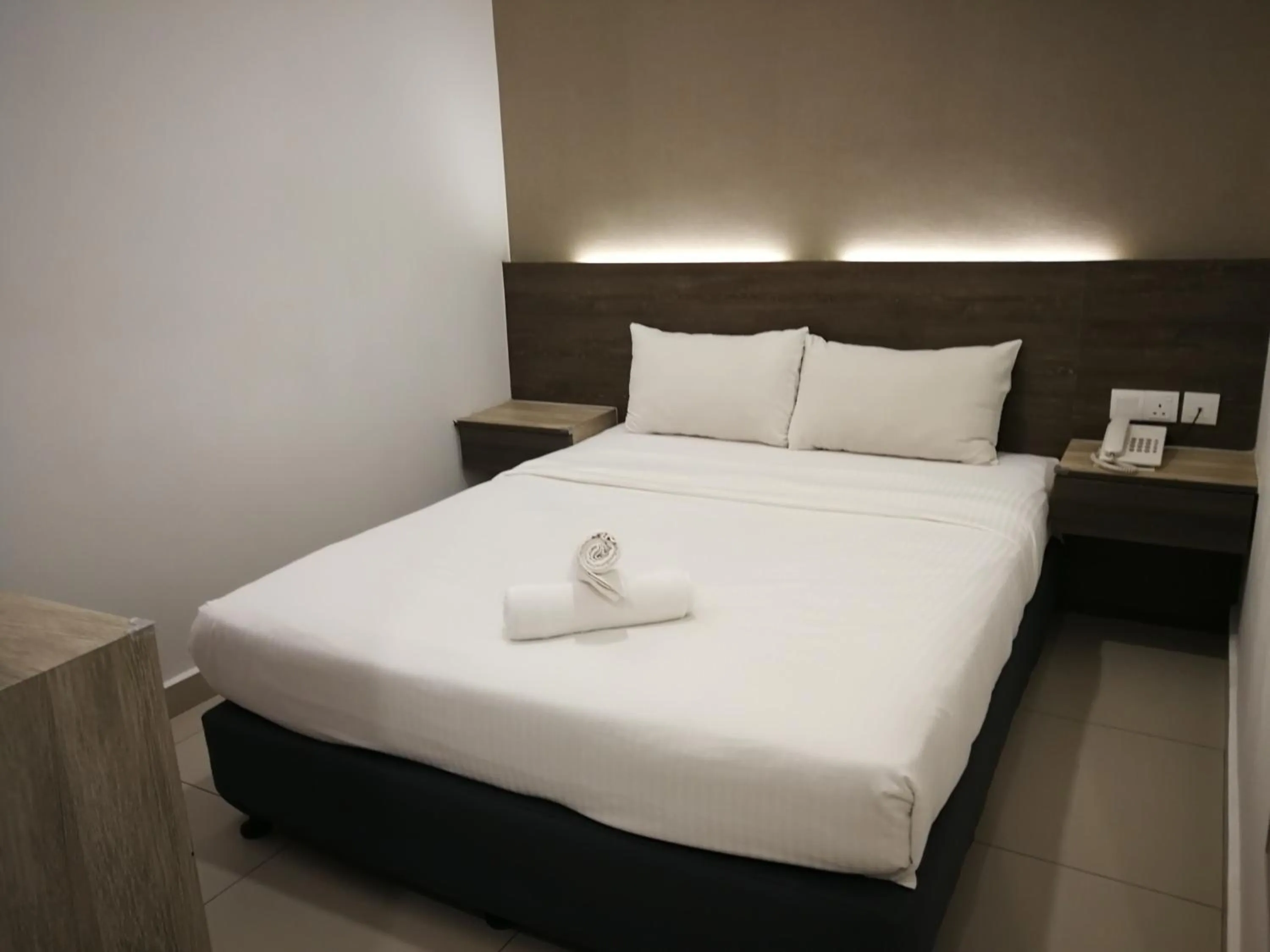 Bed in Hotel Alpha