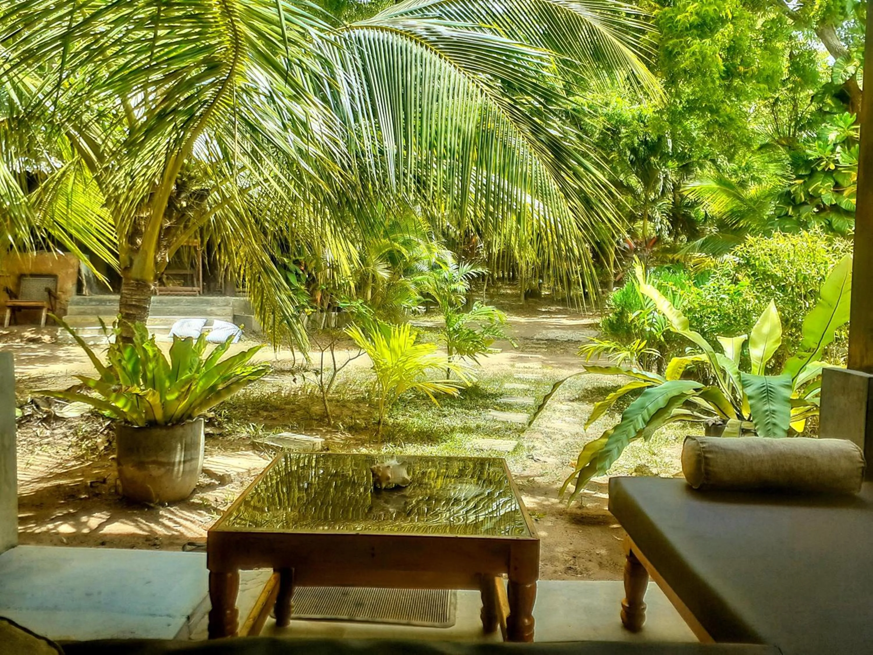 Garden view in Neem Jay Beach Resort