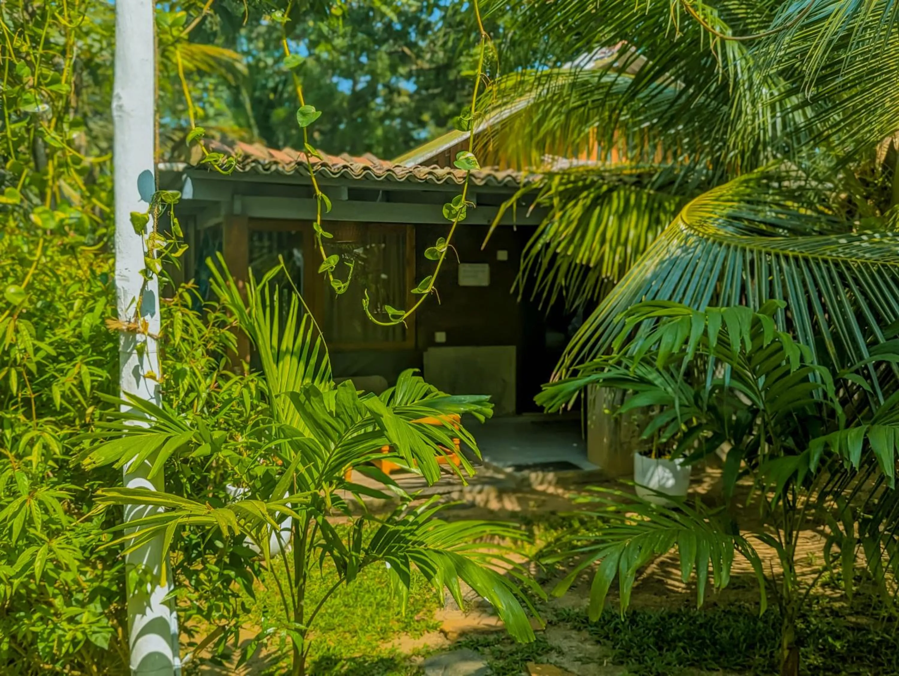 Garden view in Neem Jay Beach Resort