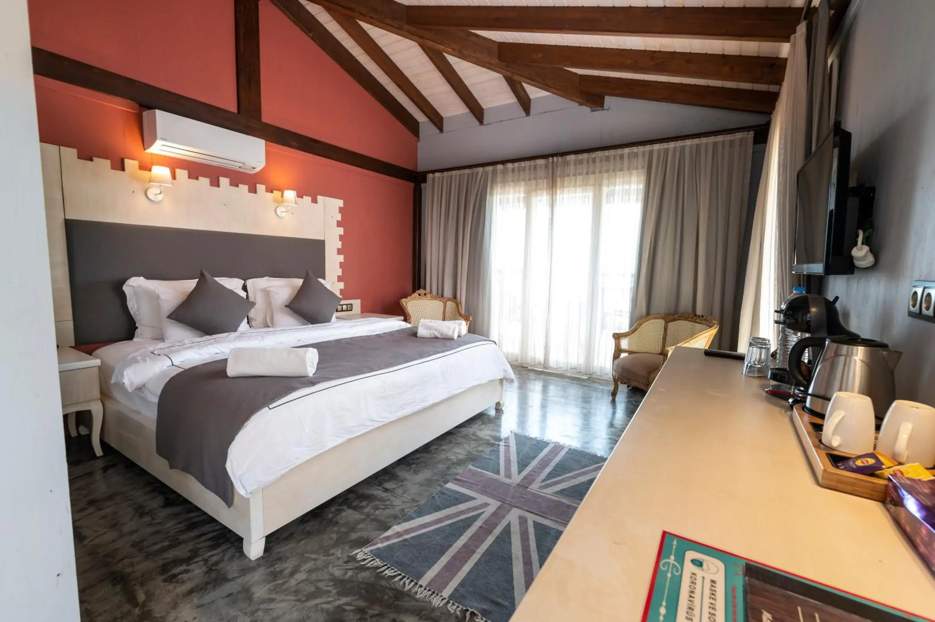 Deluxe Double Room with Balcony and Sea View in Ölüdeniz Loft - Adults Only Deluxe Double Room with Balcony and Sea View in Ölüdeniz Loft - Adults Only