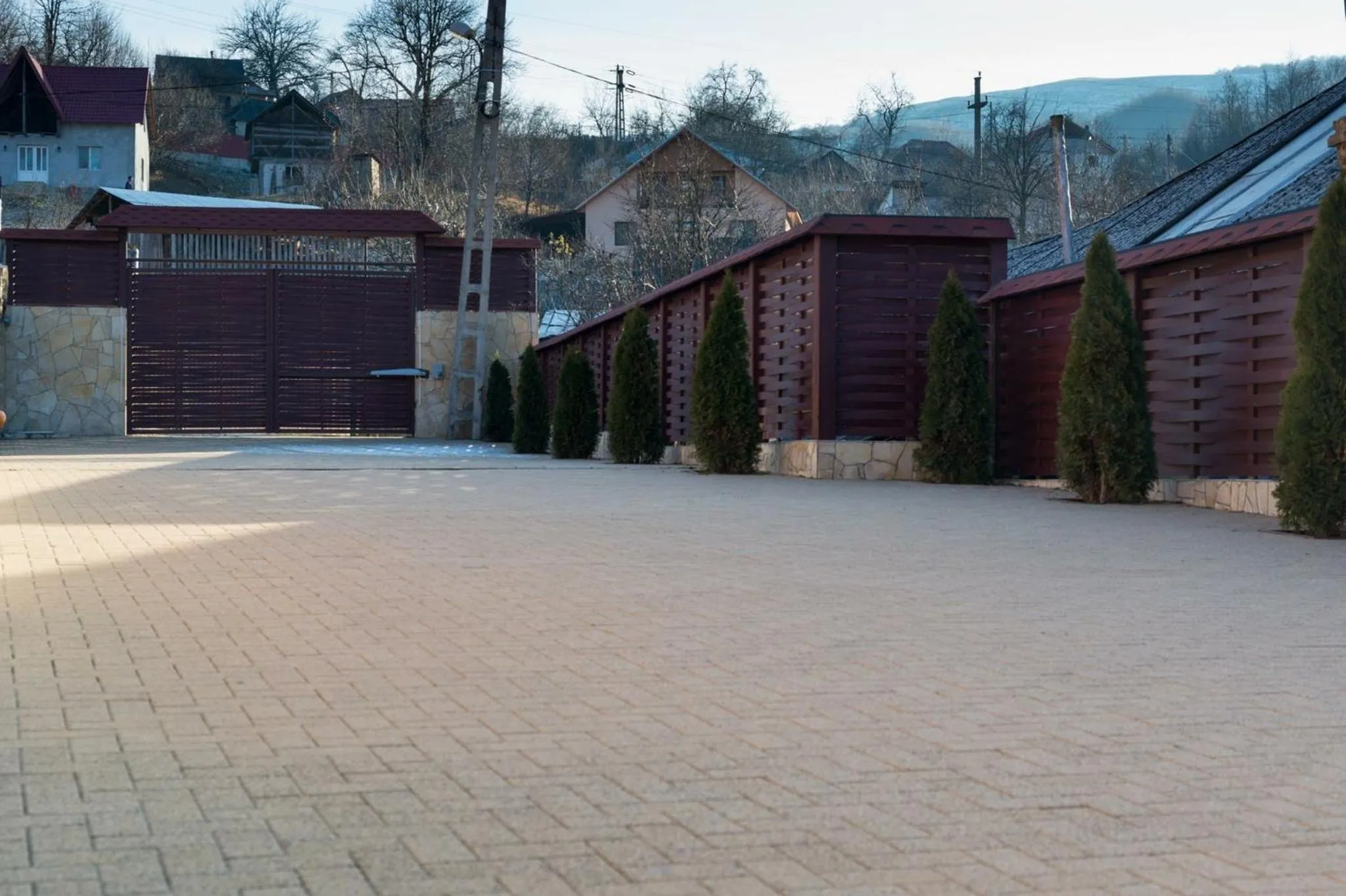 Area and facilities in Pridvorul Haiducilor