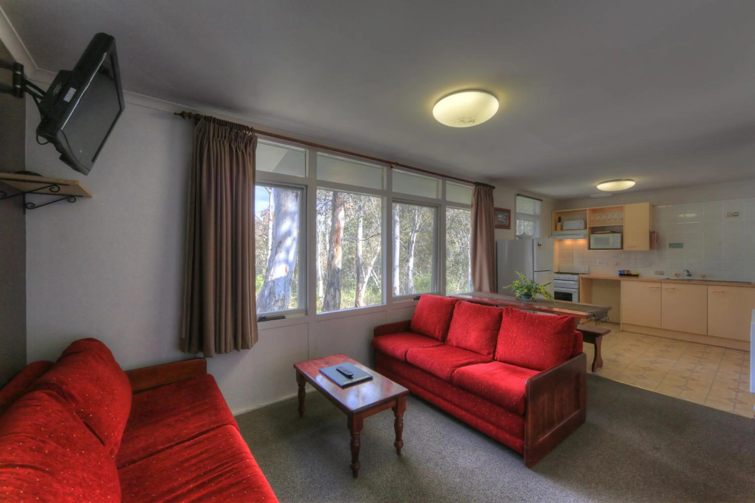 Living room in Kosciusko Tourist Park