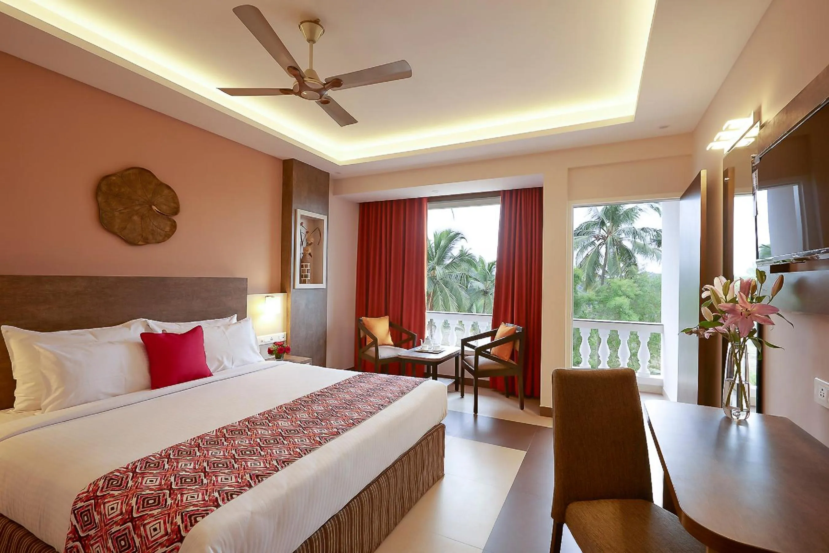 Bedroom, Bed in Sterling Goa Varca