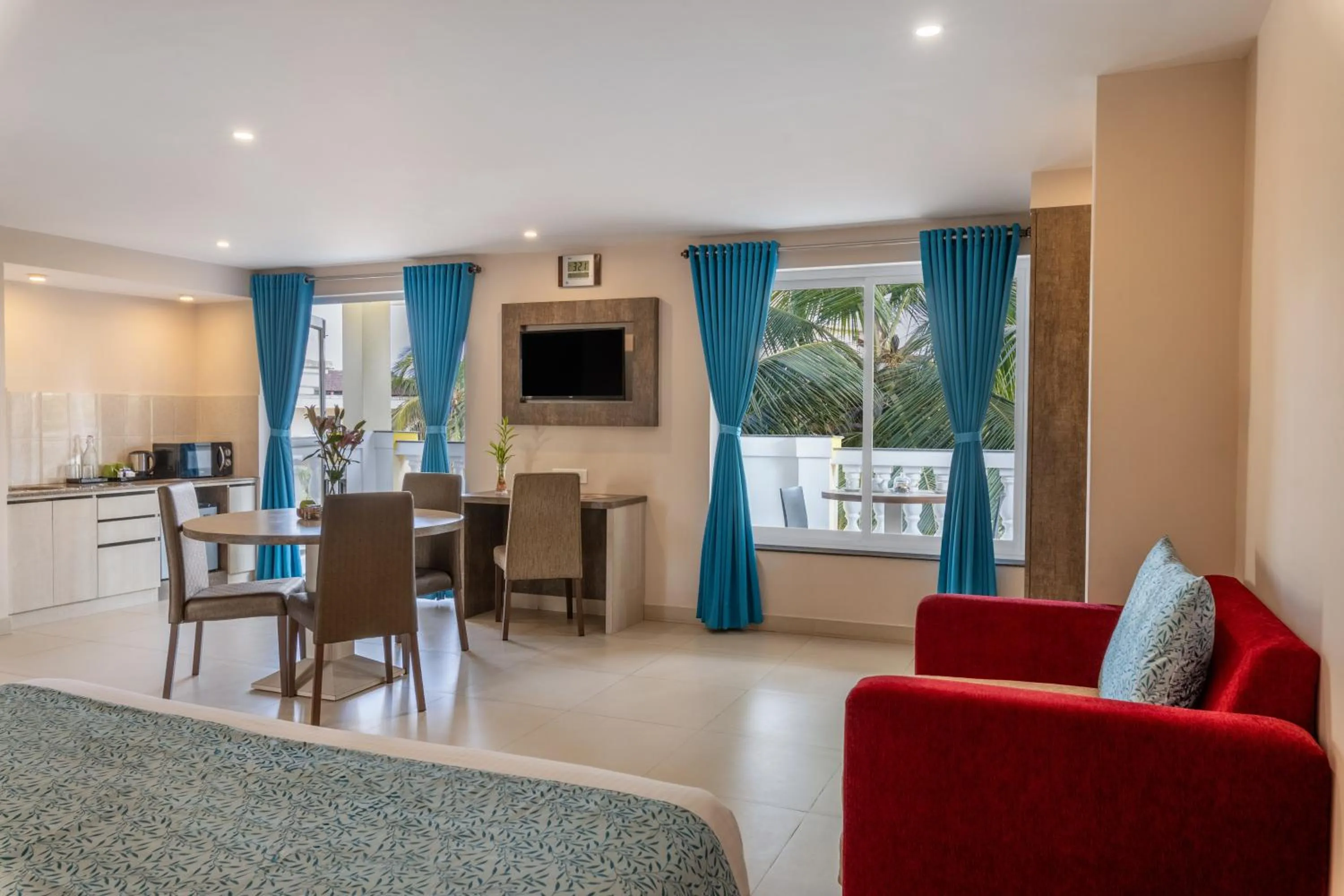 Seating area in Sterling Goa Varca