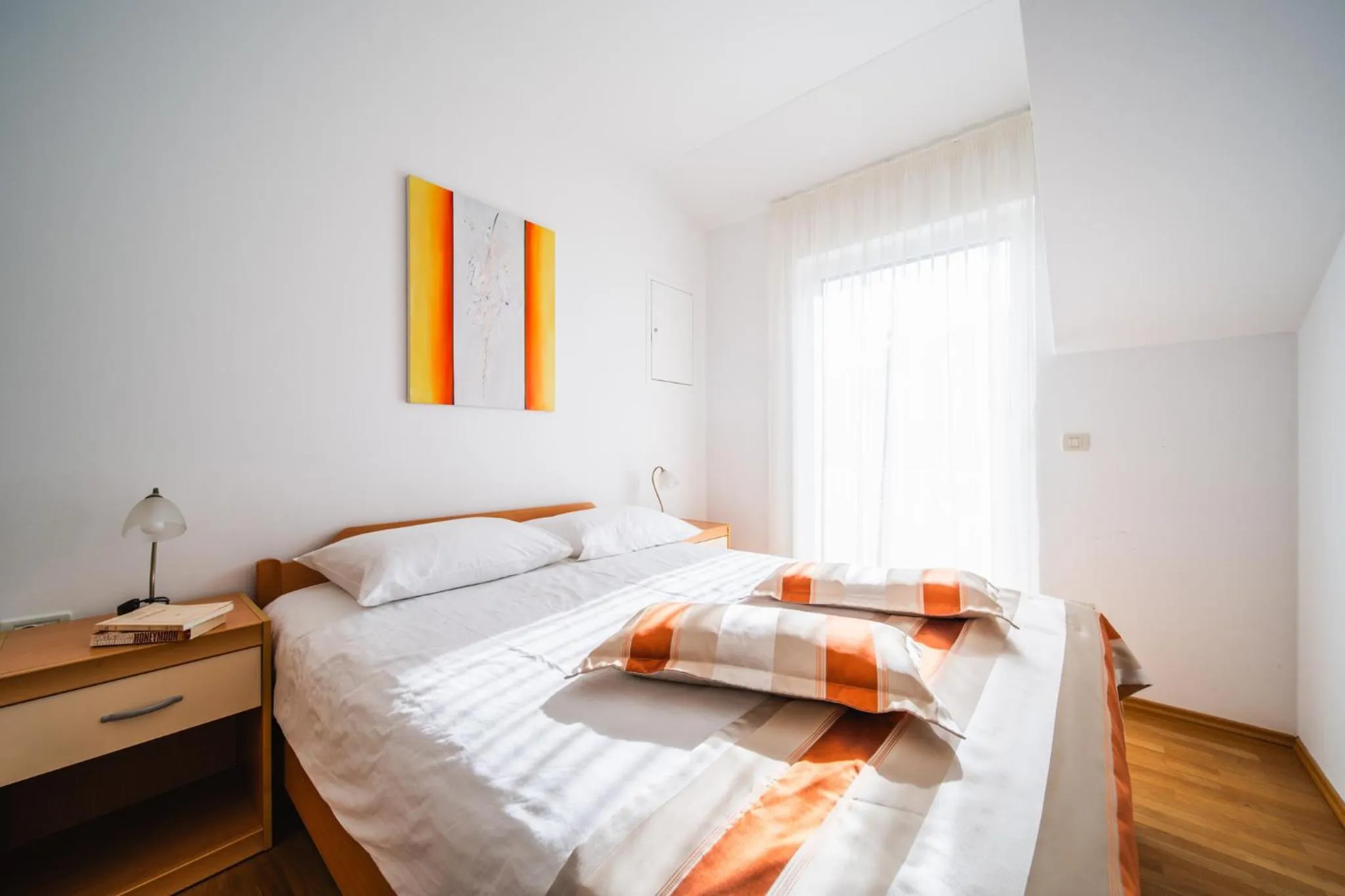 Bed in Pervanovo Apartments with Free Parking