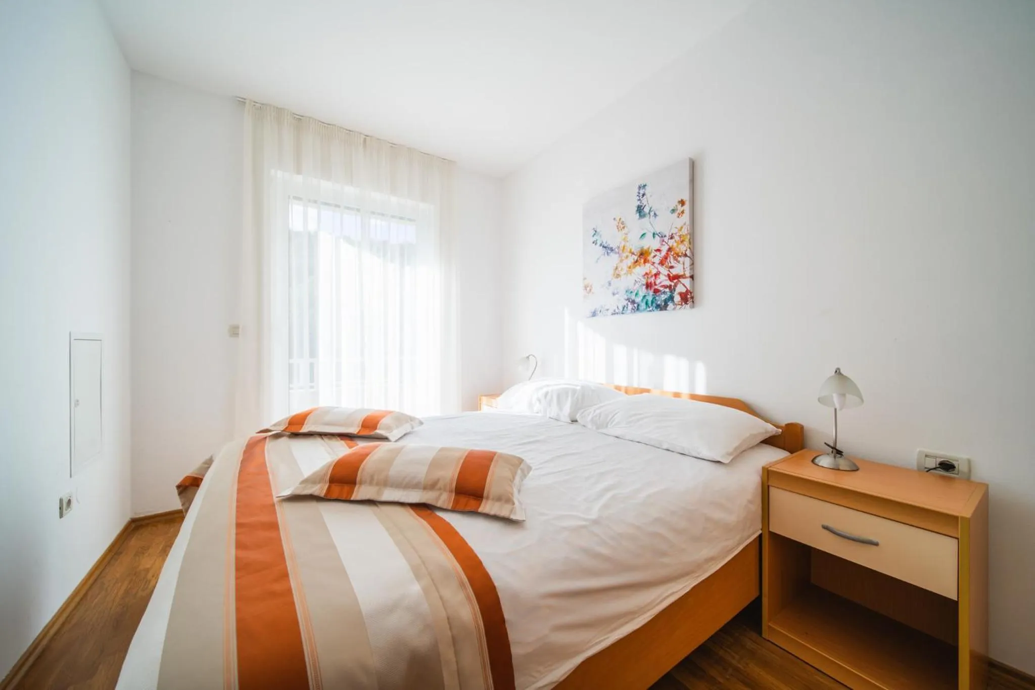 Bed in Pervanovo Apartments with Free Parking