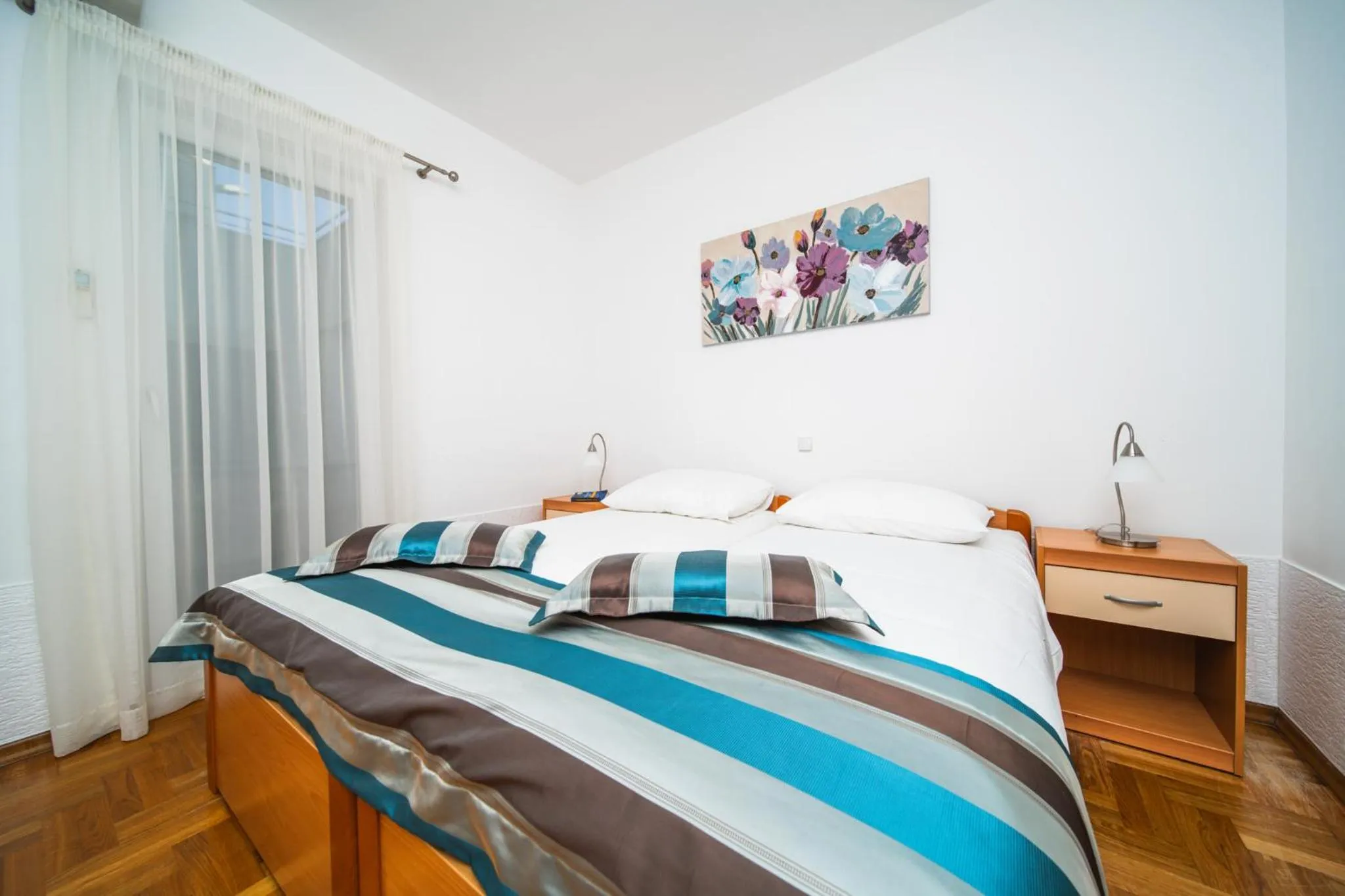 Bed in Pervanovo Apartments with Free Parking