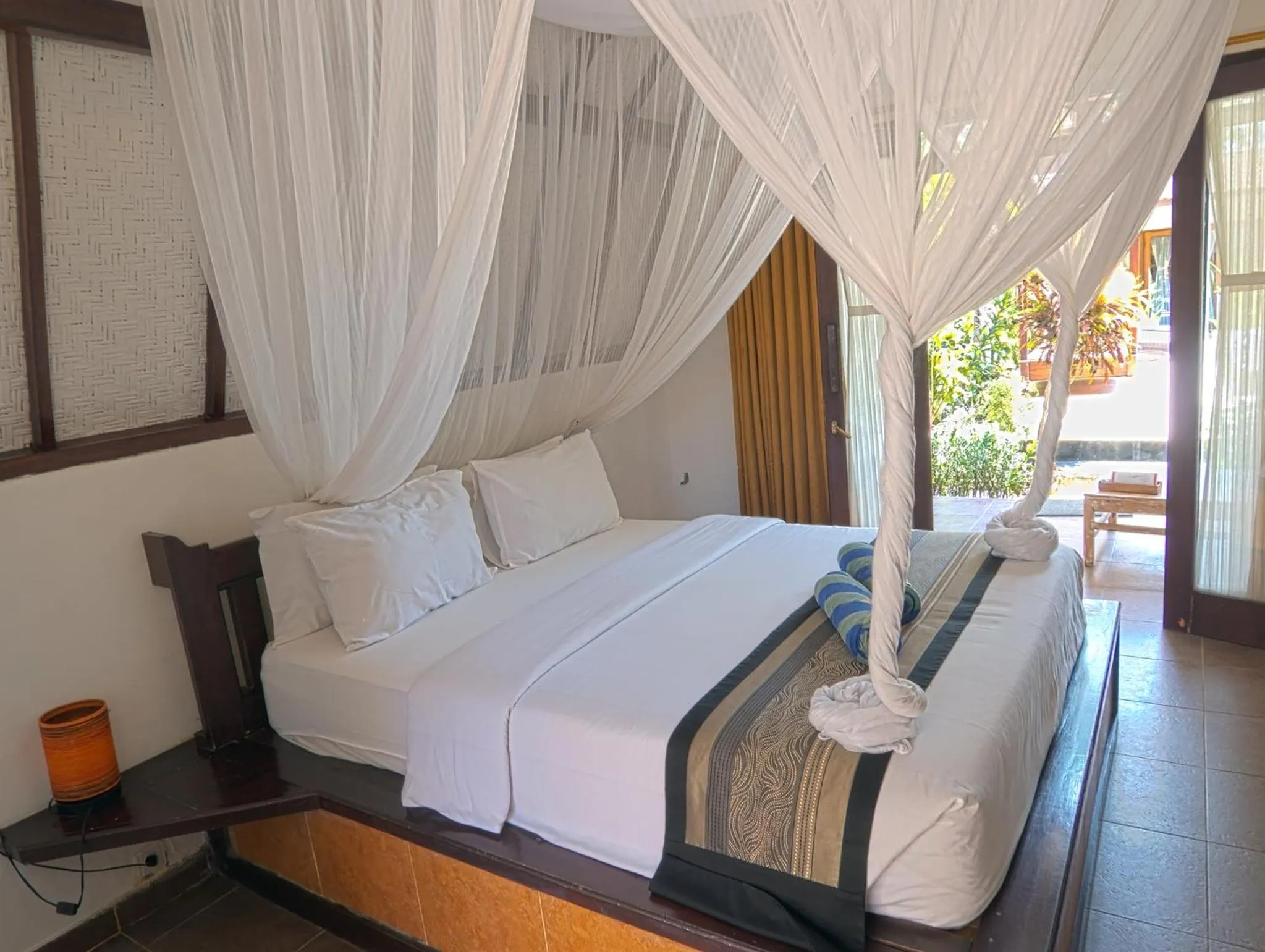 Bedroom, Bed in Gili Air Bungalows