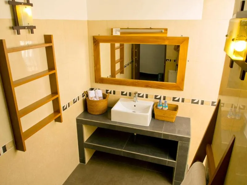 Bed in Gili Air Bungalows