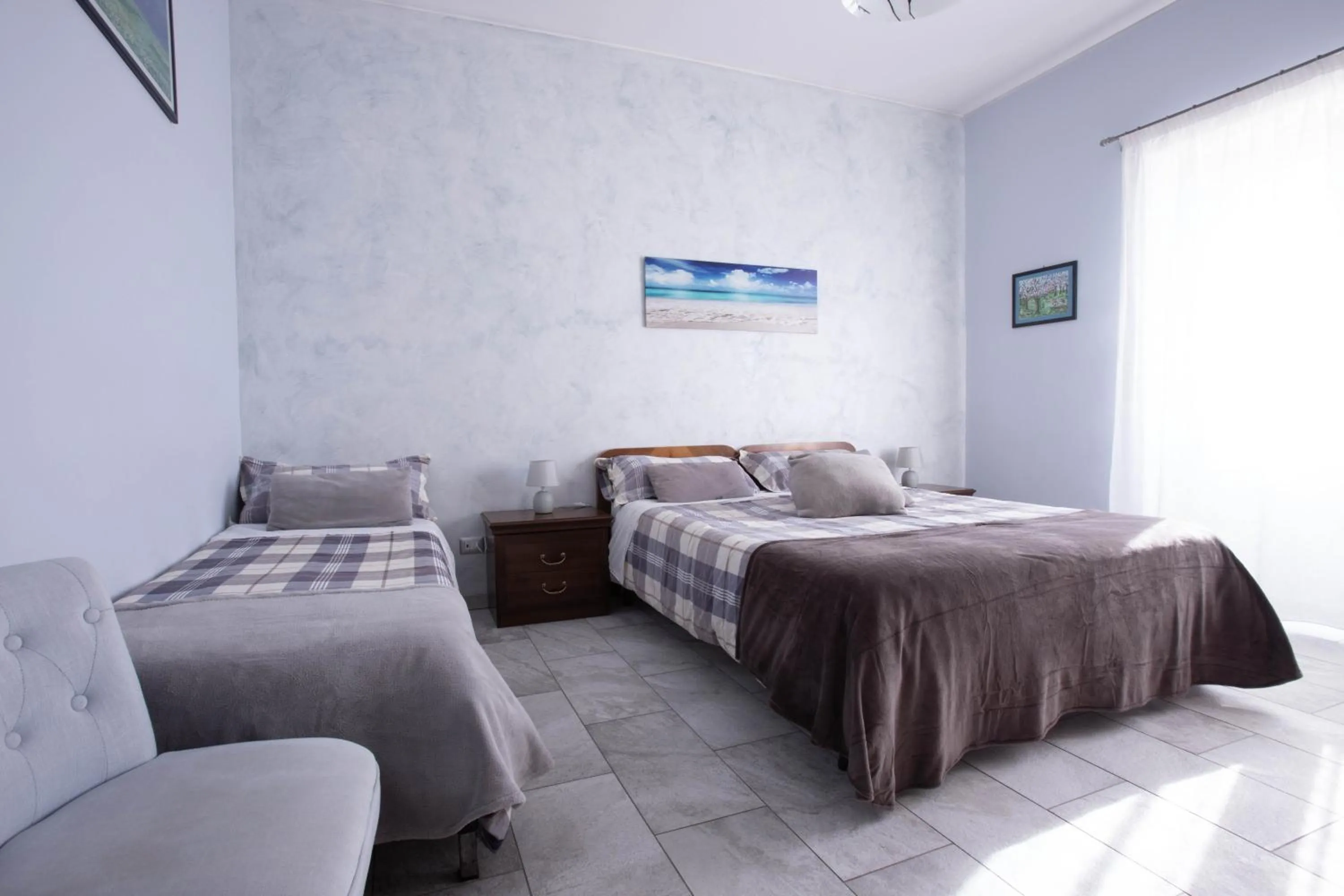 Bed in Etna Sea House