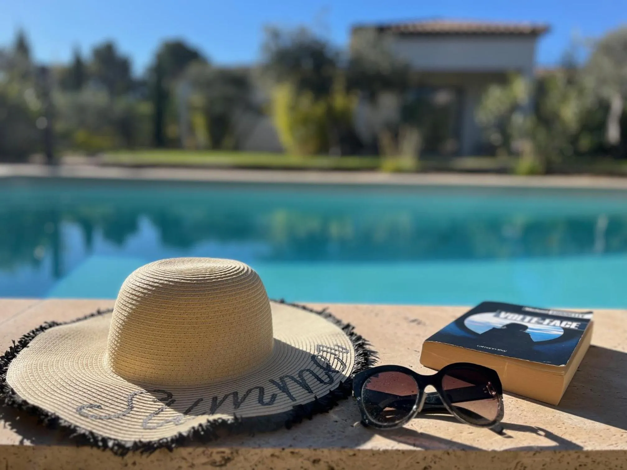Swimming pool in La Villa Aux Oliviers