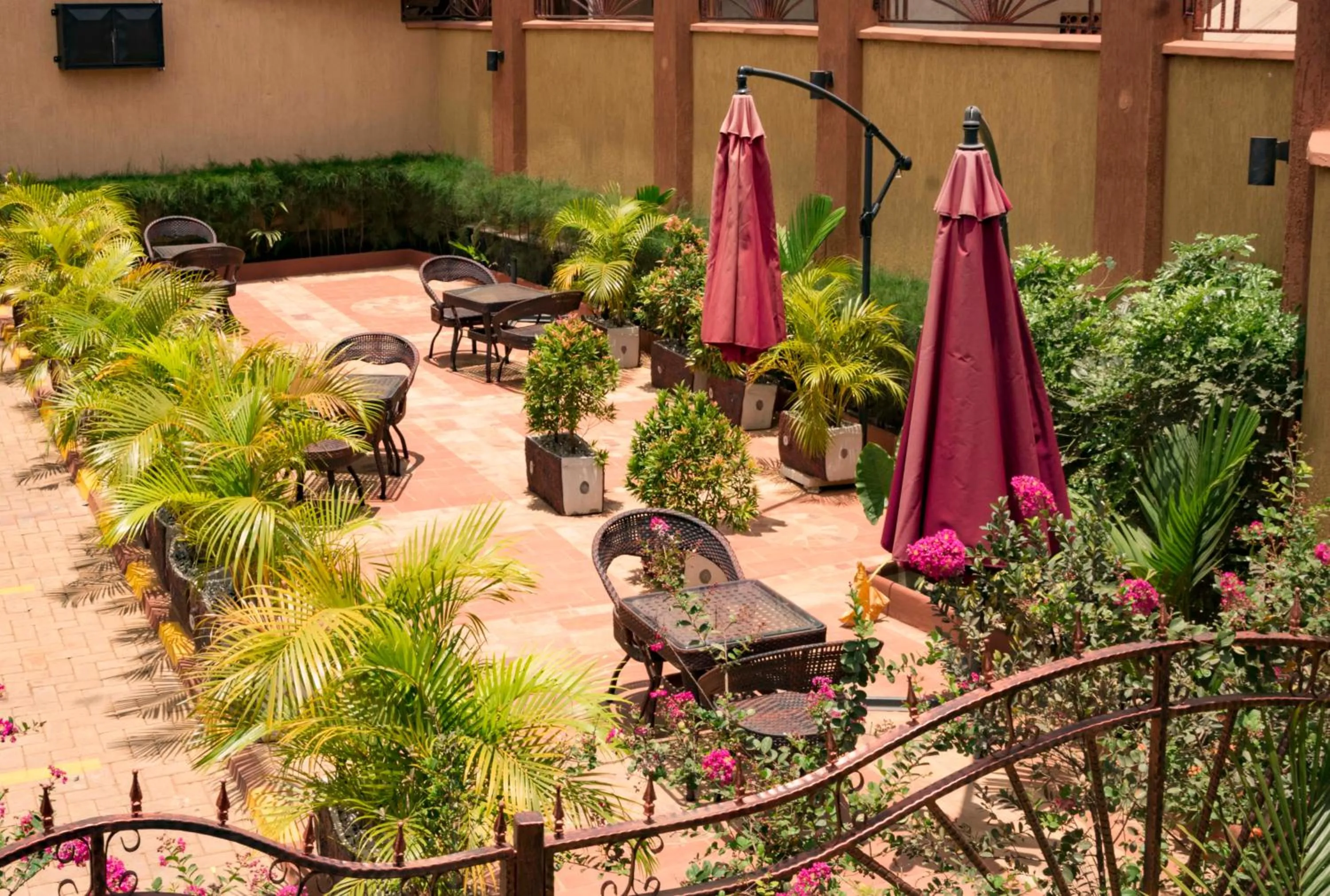 Patio in G-One Hotel Kampala