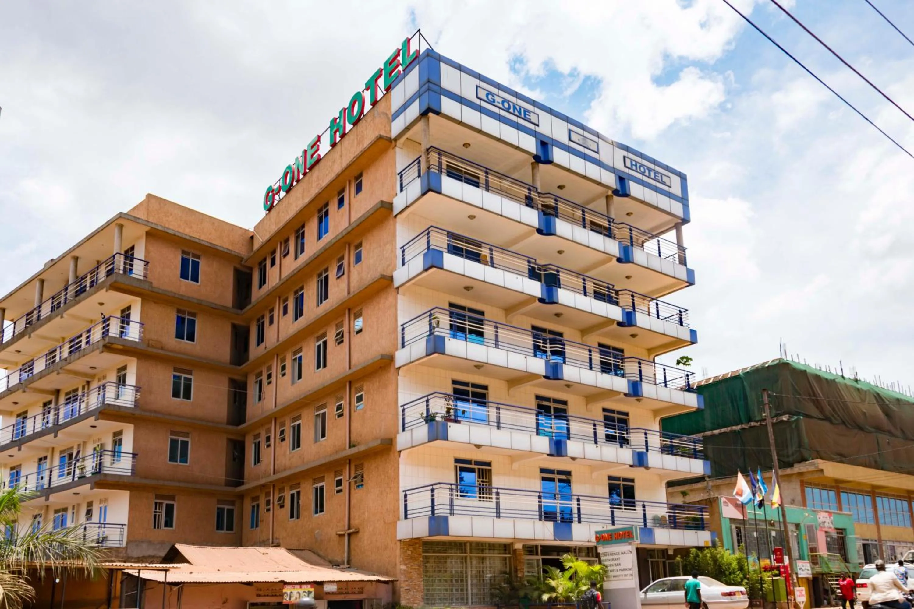 Property building in G-One Hotel Kampala