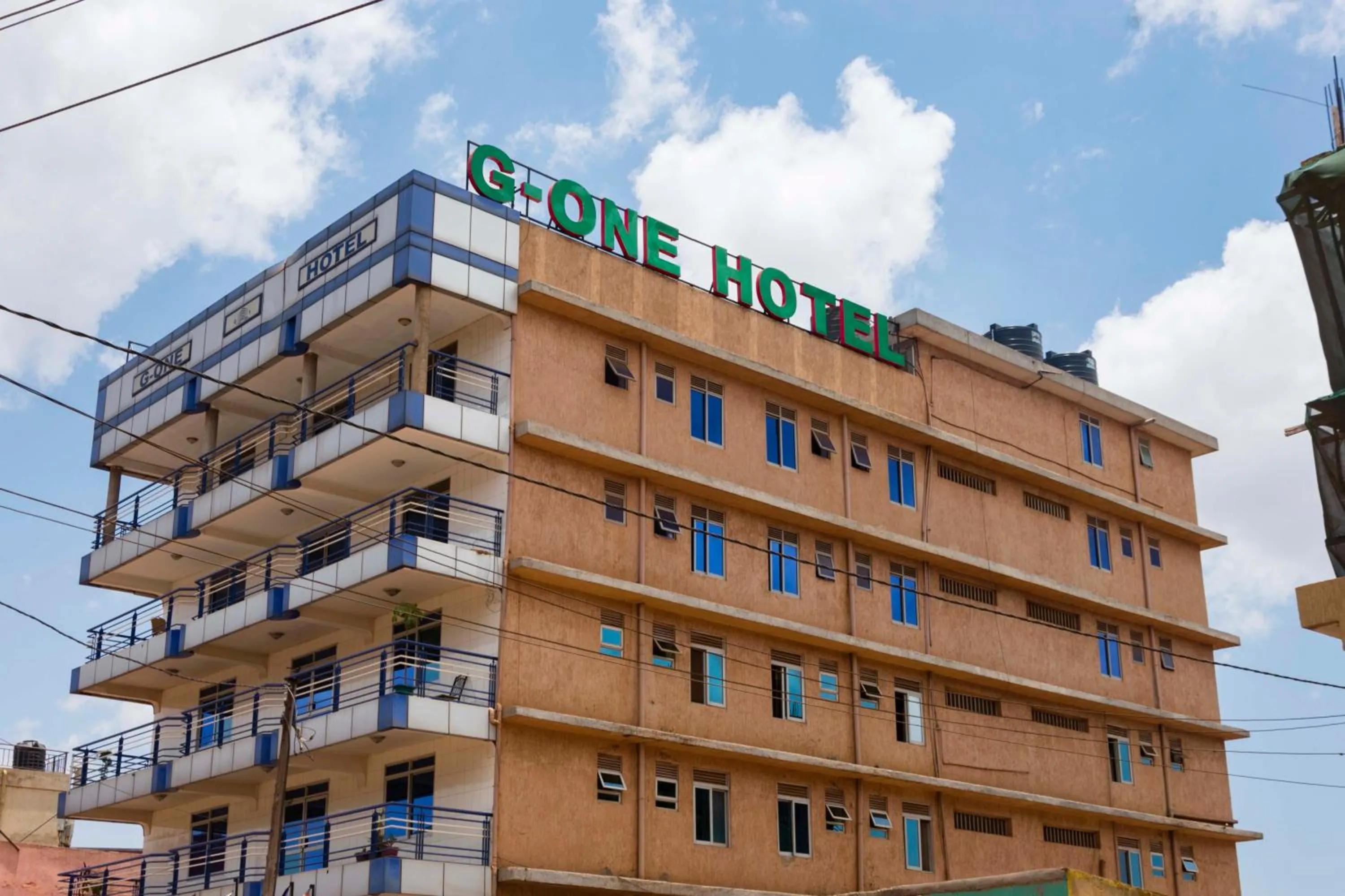 Property building in G-One Hotel Kampala