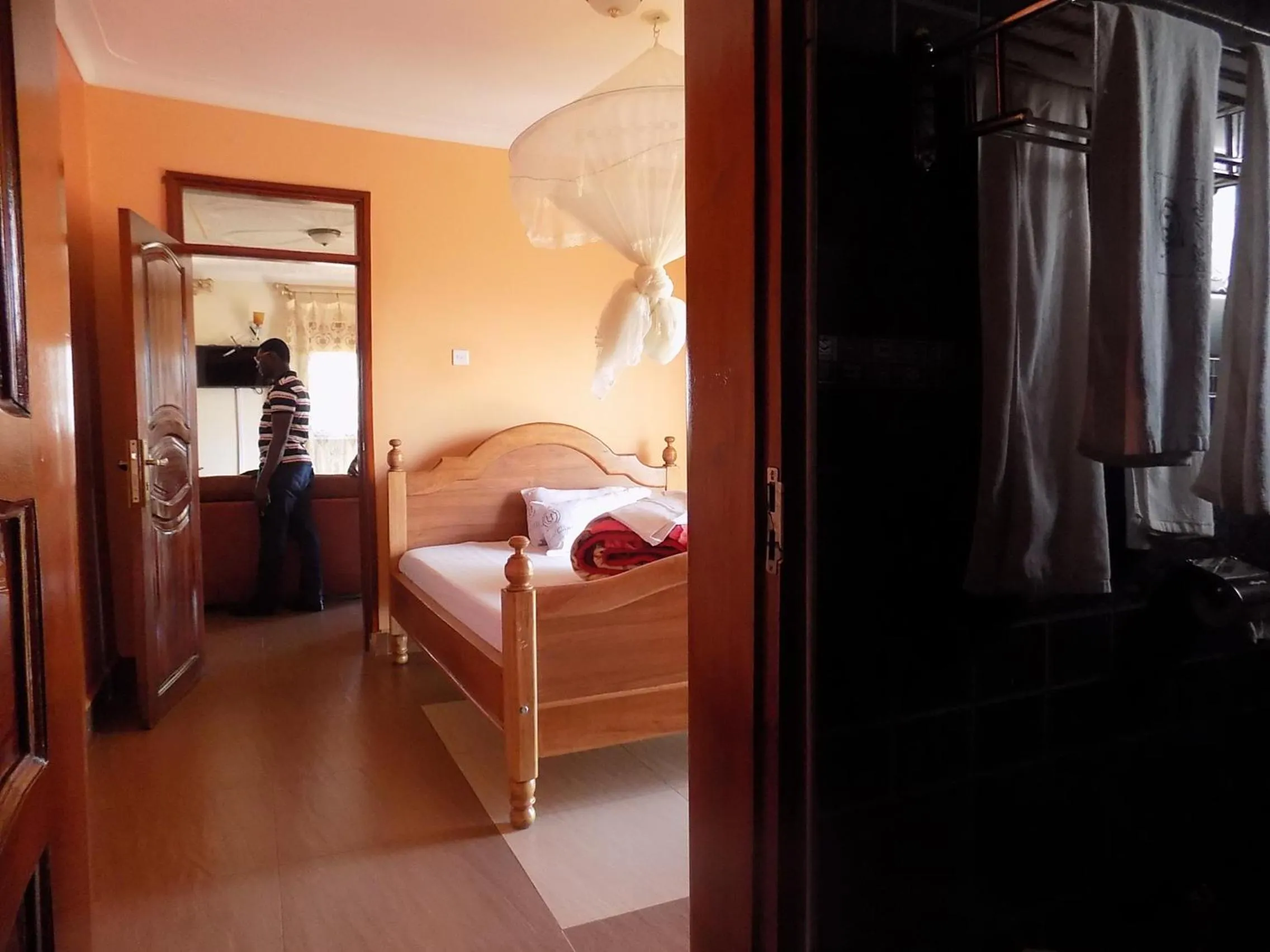 Bathroom in Olina Hotel and Apartments Kampala