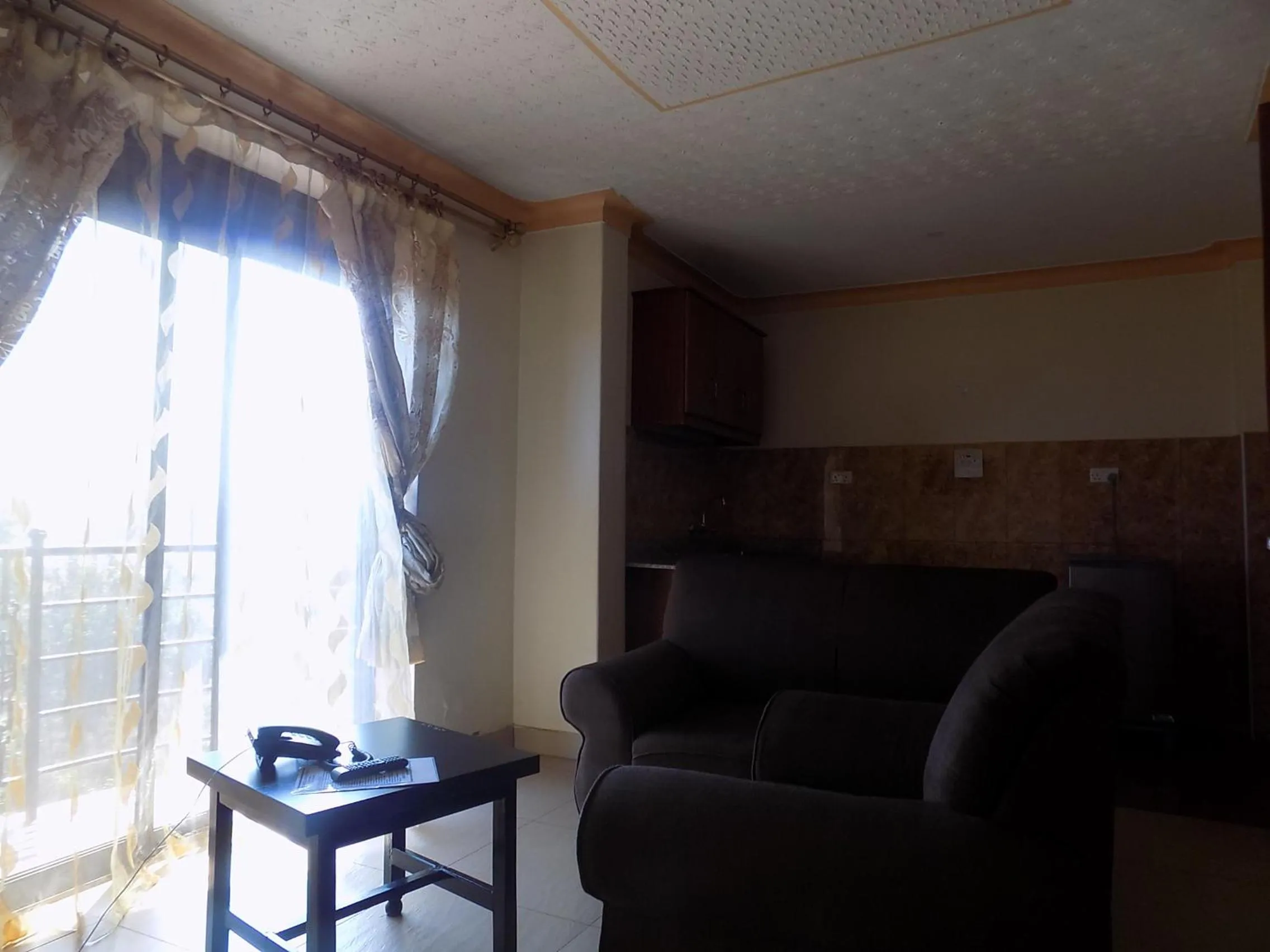 Living room in Olina Hotel and Apartments Kampala