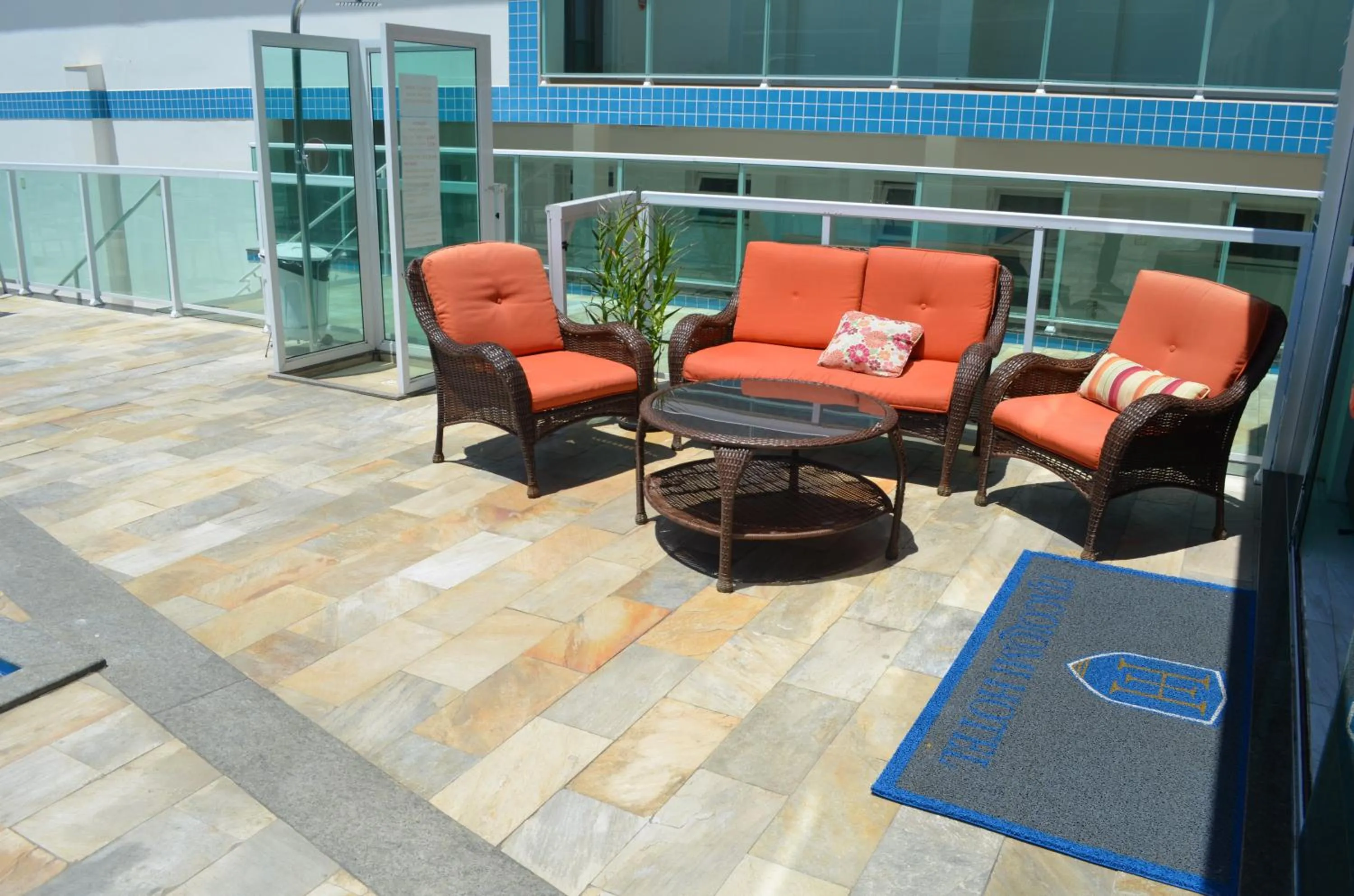 Balcony/Terrace in Itacolomi Hotel