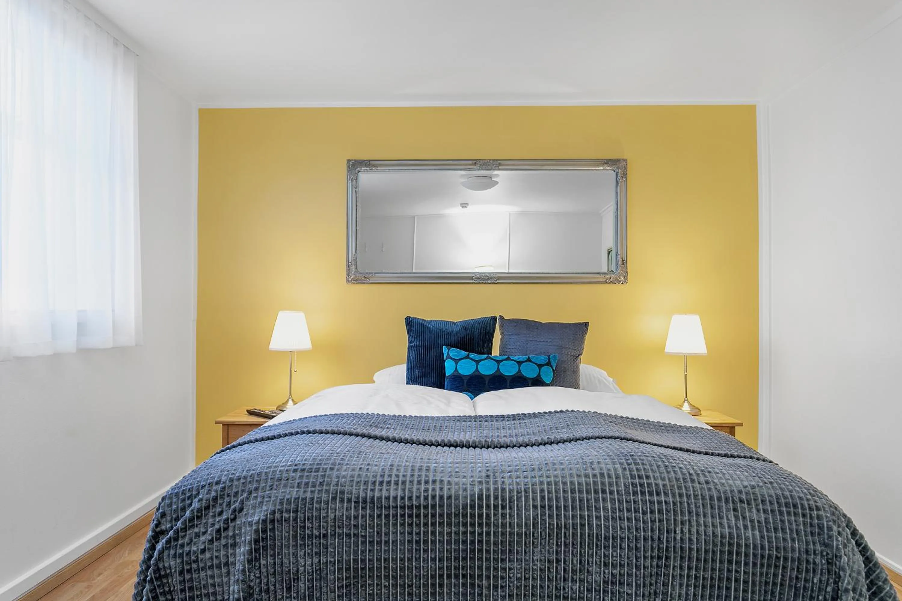 Bed in Castle House Luxury Apartments