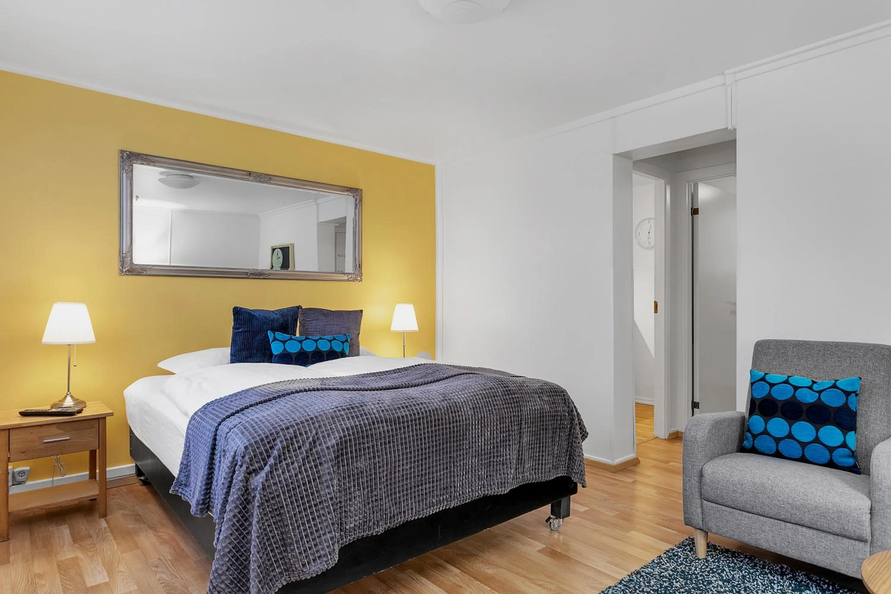 Bed in Castle House Luxury Apartments