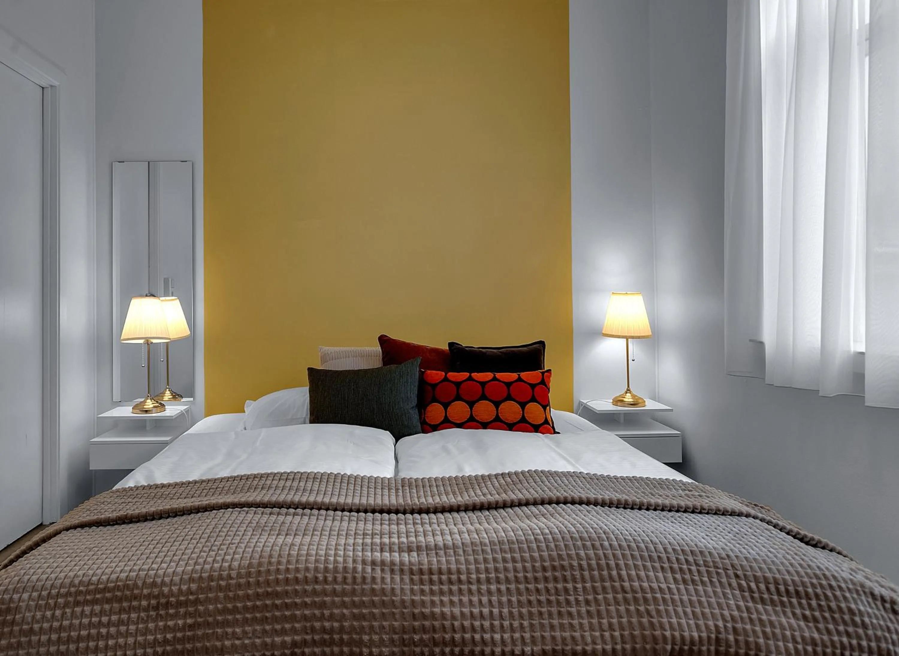 Bed in Castle House Luxury Apartments