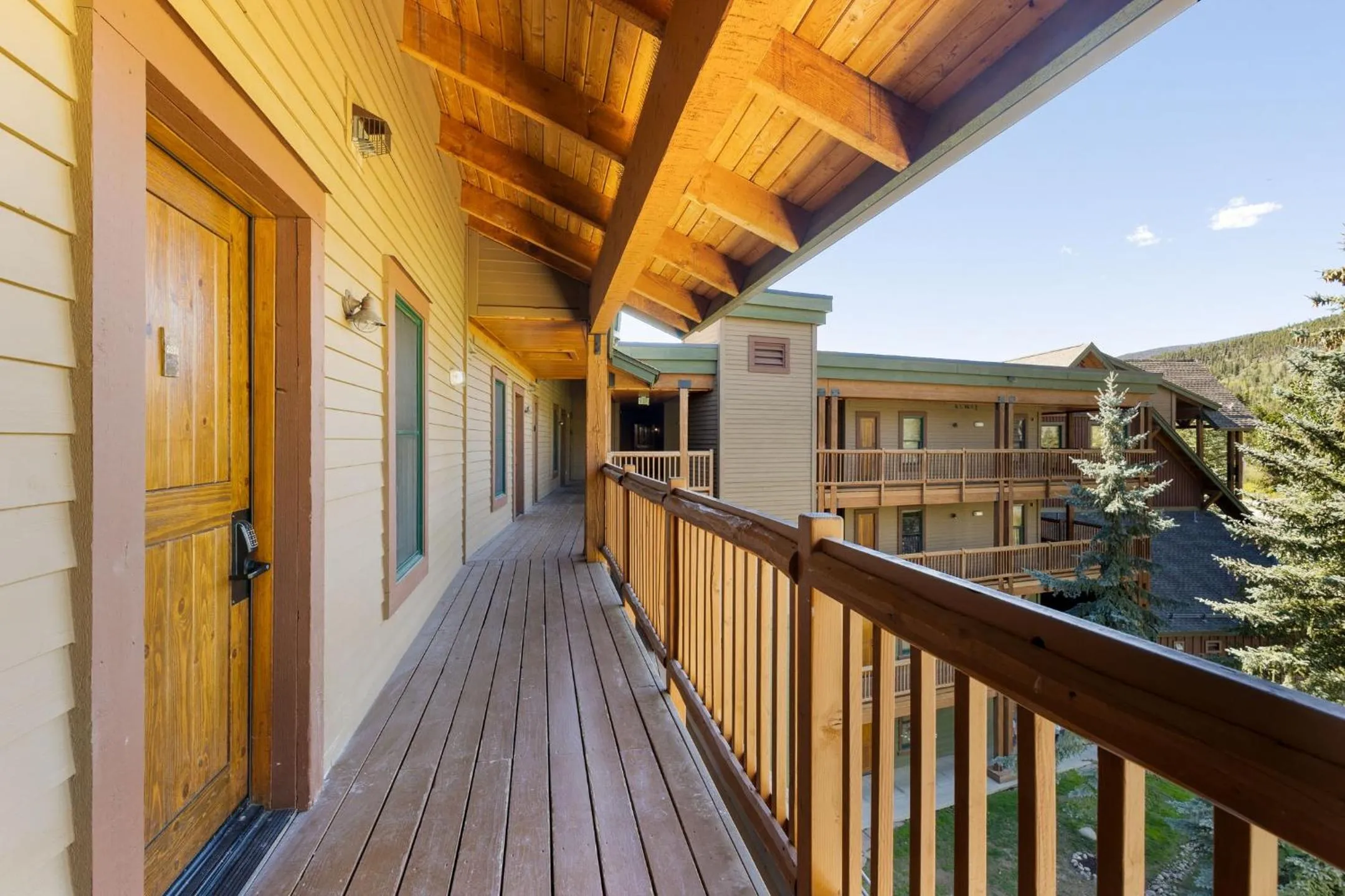 Balcony/Terrace in 2674 Tenderfoot Lodge Condo