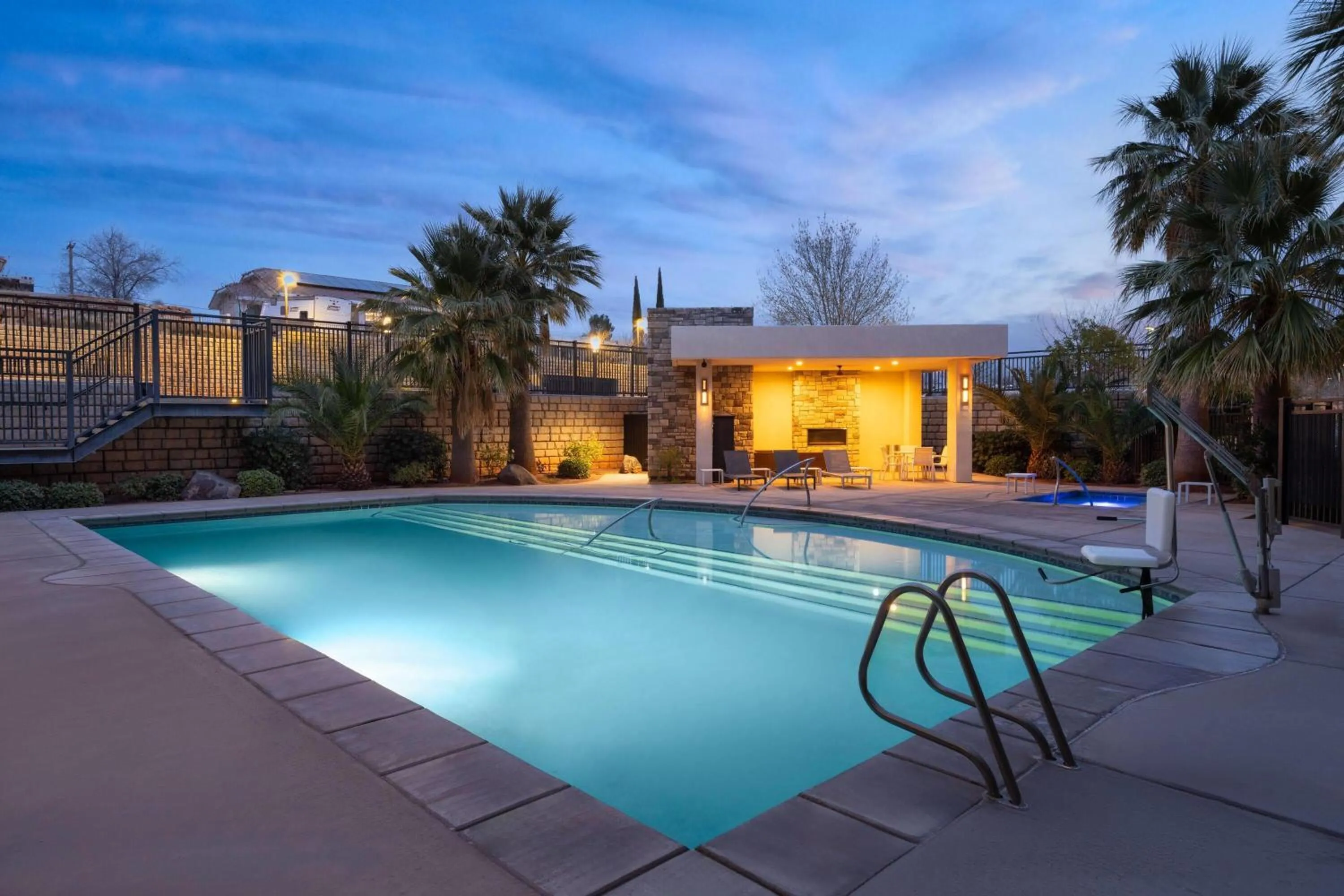 Swimming pool in Wingate by Wyndham Hurricane Zion National Park