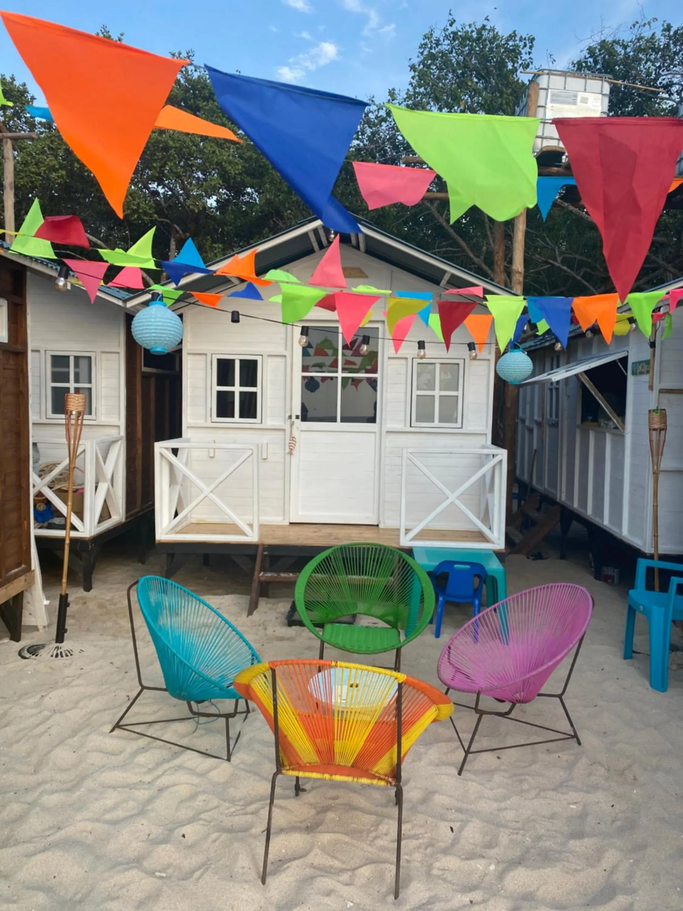 Seating area in Pura Vida Baru - La Casa del Cholo